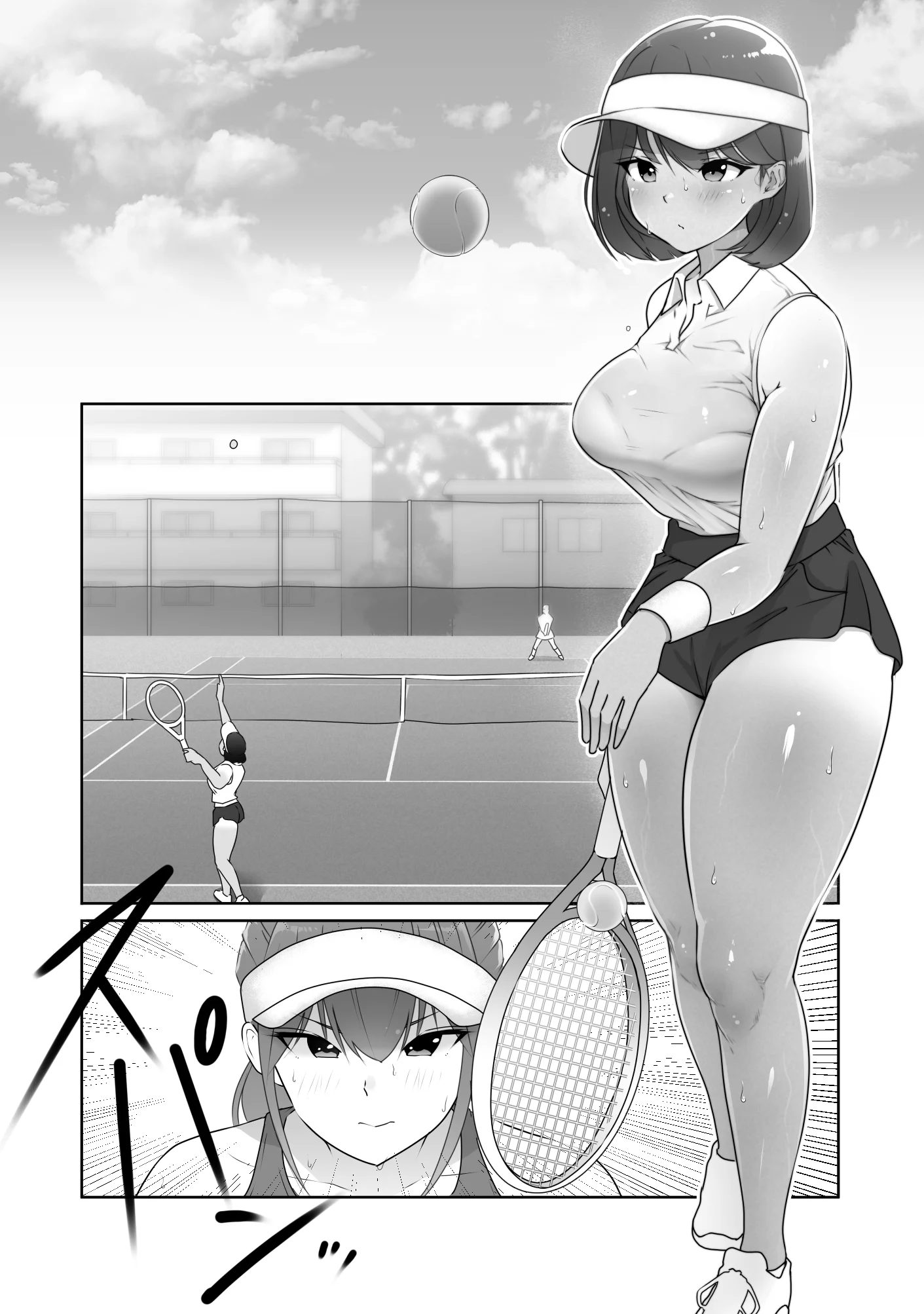 テニス部は野球部の手に堕ちました 学園もの・スポーツ・バイオレンス サンプル7ページ目（ダンシングボイ〜ン）