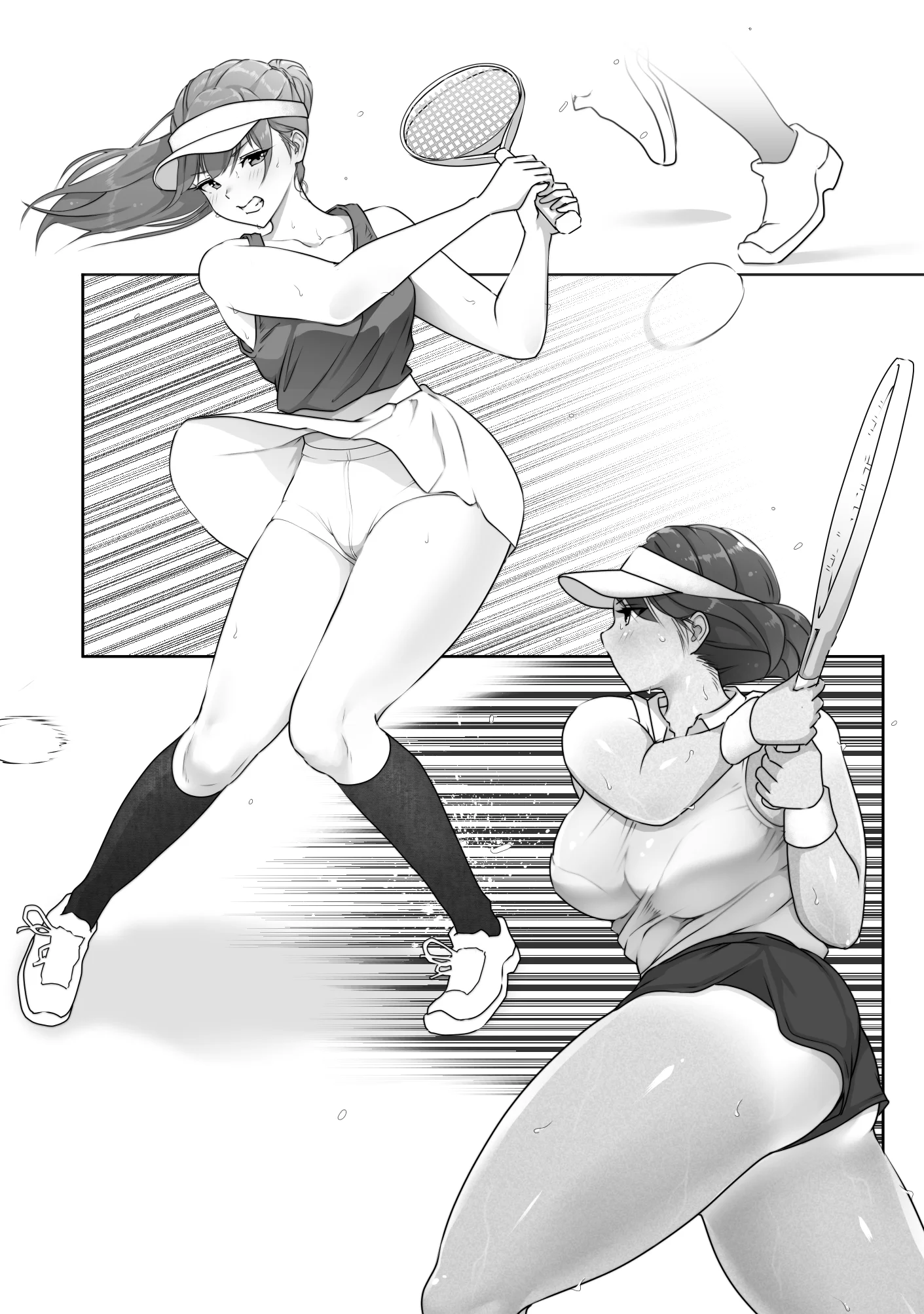 テニス部は野球部の手に堕ちました 学園もの・スポーツ・バイオレンス サンプル9ページ目（ダンシングボイ〜ン）