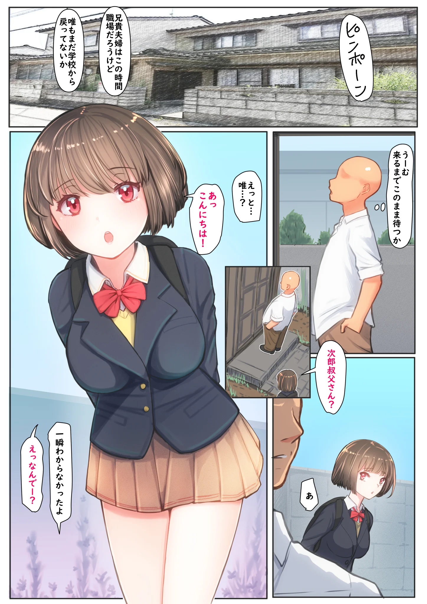 姪がえっちな動画配信をしていたから黙って観ていられなかった 処女 近親相姦 パイパン サンプル2ページ目（まほまほ工房）