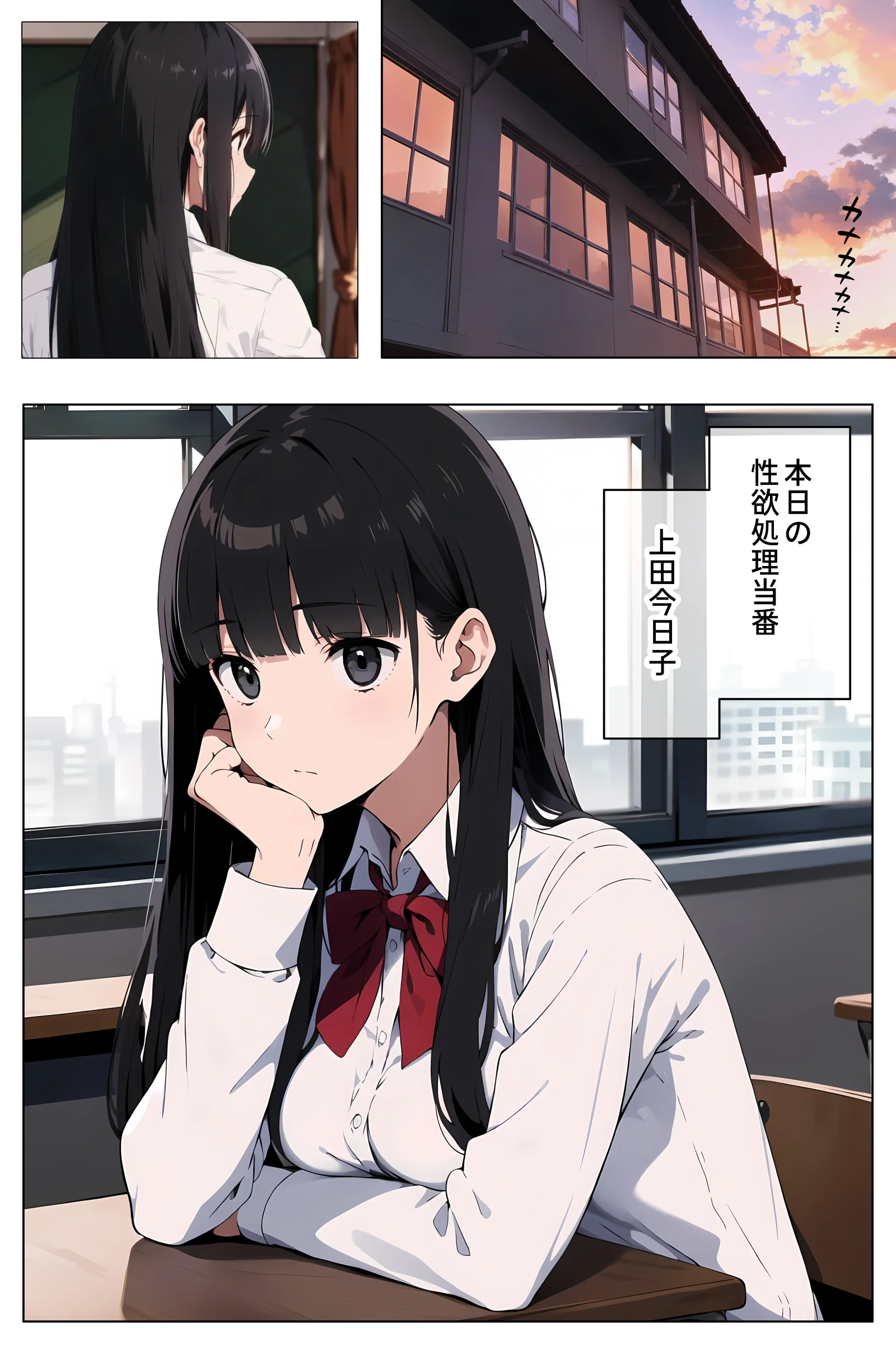 性欲処理で見抜きさせてくれる学校2 制服・学園もの・ぶっかけ サンプル5ページ目（Minuki Creating Machine）