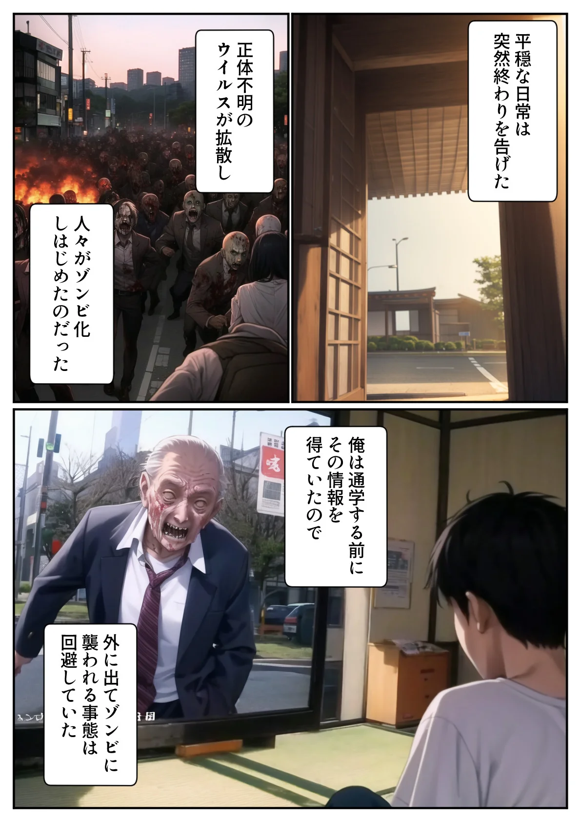 妹がゾンビになったので性処理に使わせてもらいます 処女・水着・近親相姦 サンプル2ページ目（パルテノンの宴）