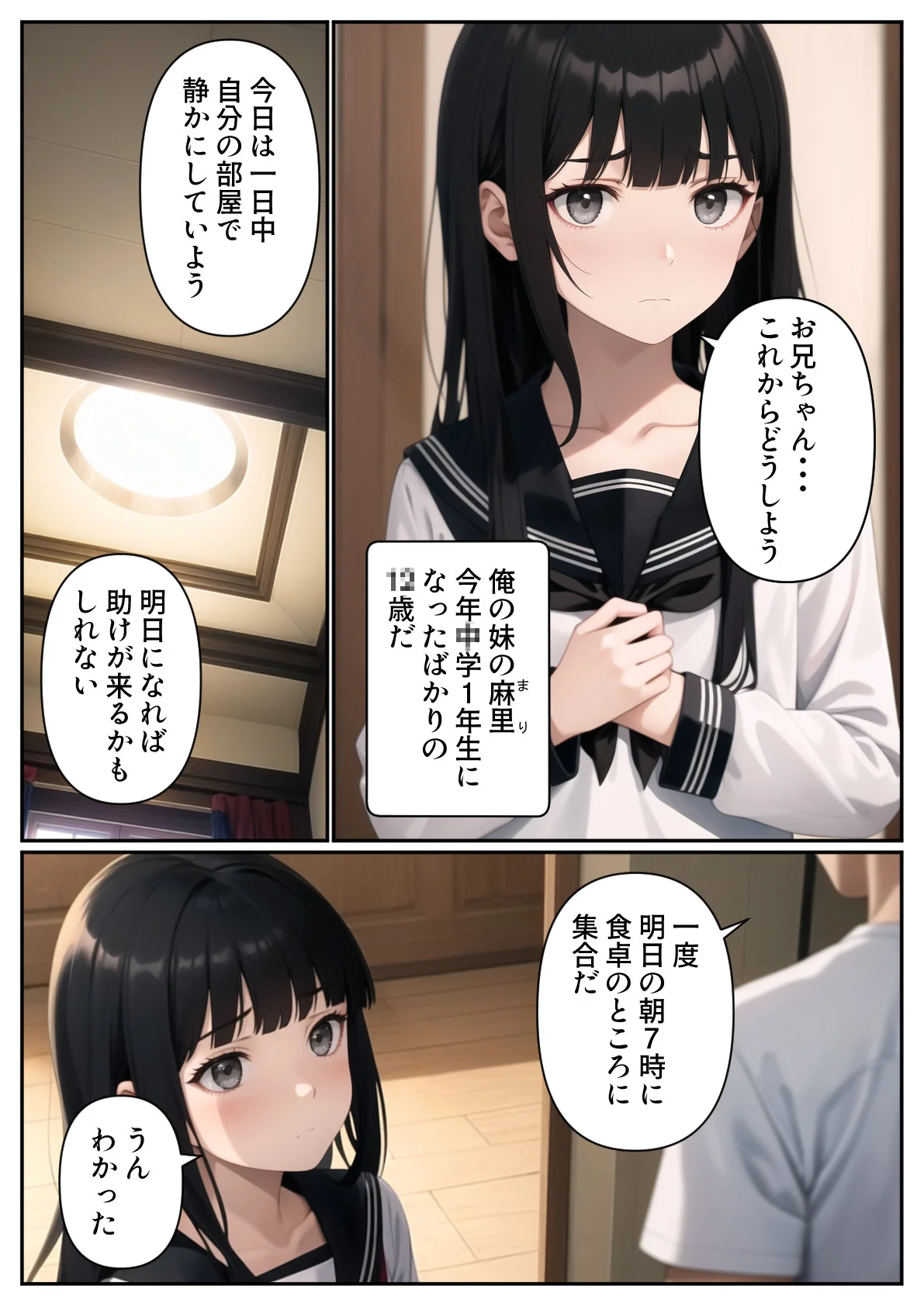 妹がゾンビになったので性処理に使わせてもらいます 処女・水着・近親相姦 サンプル3ページ目（パルテノンの宴）