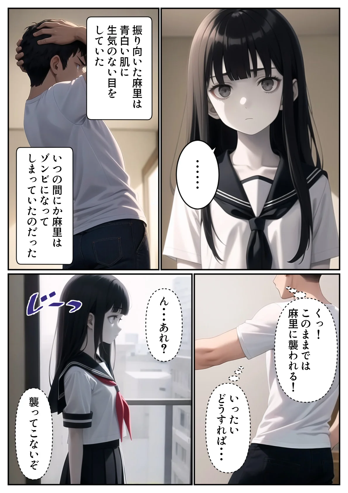 妹がゾンビになったので性処理に使わせてもらいます 処女・水着・近親相姦 サンプル6ページ目（パルテノンの宴）