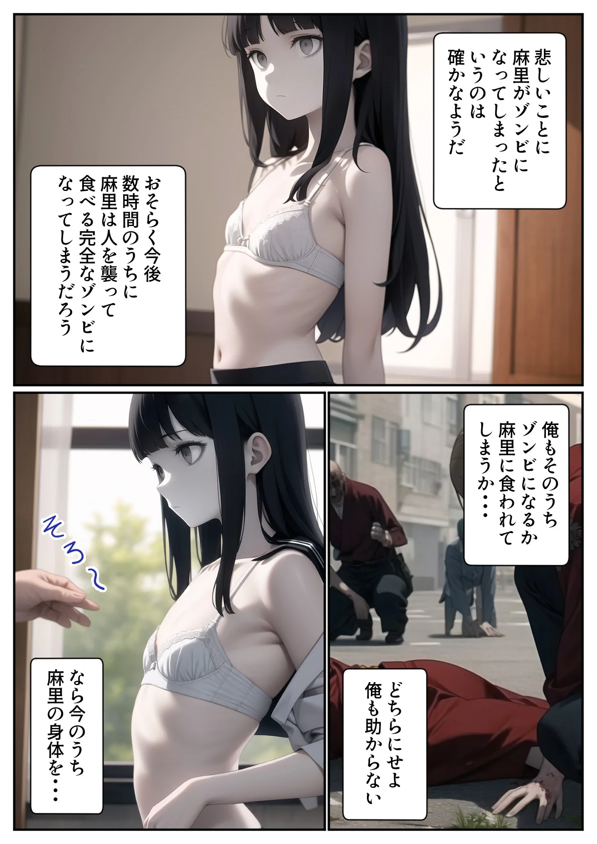 妹がゾンビになったので性処理に使わせてもらいます 処女・水着・近親相姦 サンプル10ページ目（パルテノンの宴）