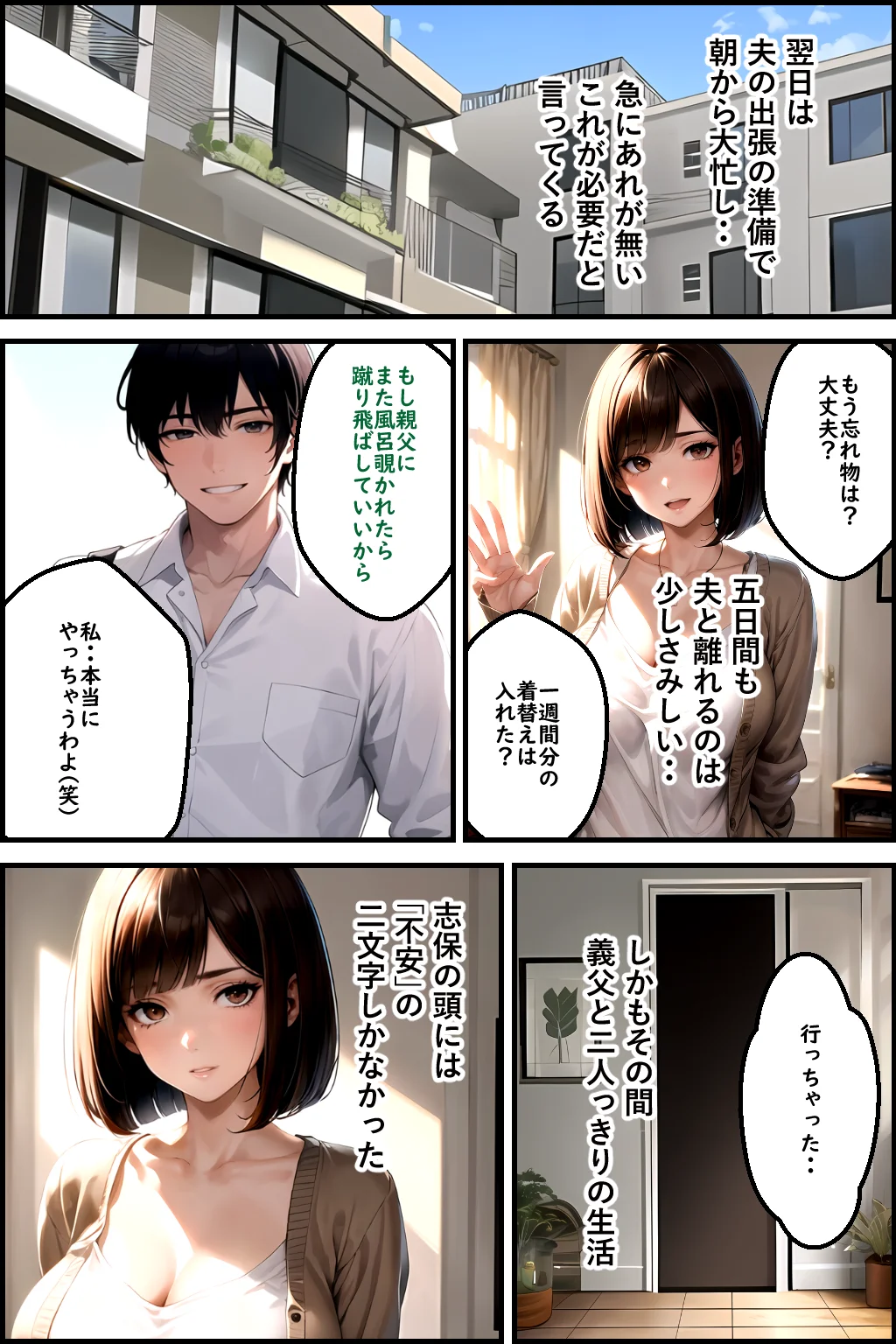 義父の計画 2 〜夫婦妊活計画崩壊〜 志保編 異物挿入・人妻・主婦・巨乳 サンプル19ページ目（ピンク堂書店）