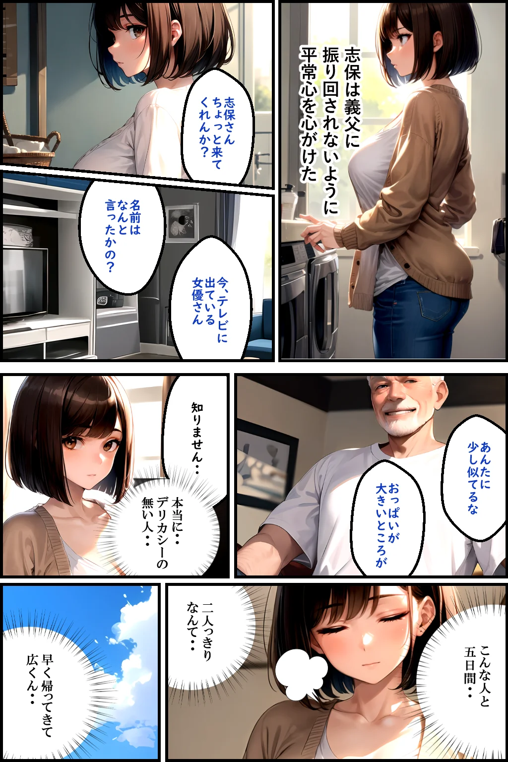 義父の計画 2 〜夫婦妊活計画崩壊〜 志保編 異物挿入・人妻・主婦・巨乳 サンプル20ページ目（ピンク堂書店）