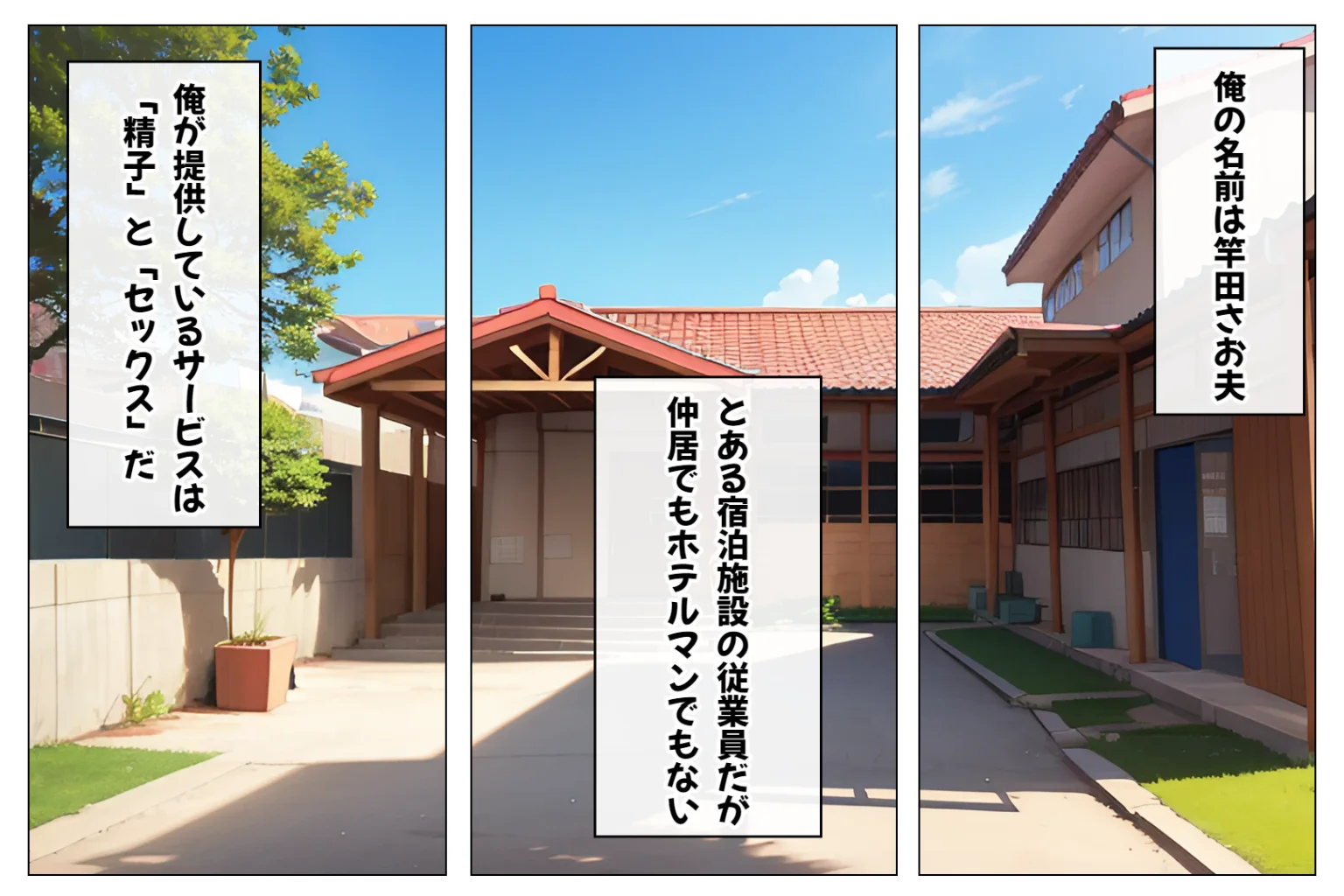 ボテ腹妊婦ハーレム〜ハメてもハメても終わらない淫乱人妻妊婦だらけの孕ませ妊娠ハーレム生活〜【1ぺージ1コマのマンガ風完全ストーリー】 妊婦・人妻・主婦・寝取り・寝取られ・NTR サンプル1ページ目（変態マジシャン）