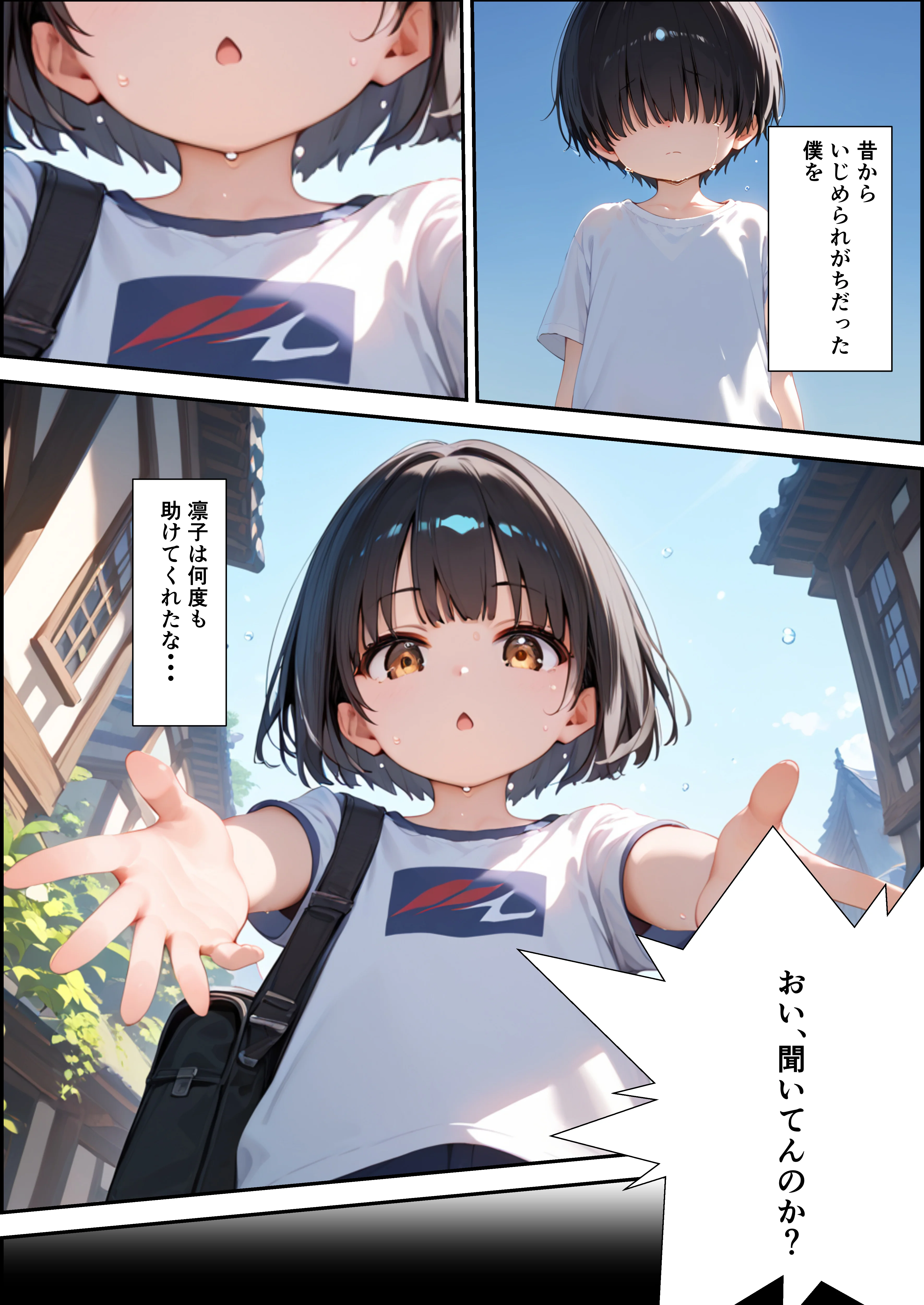ボクを守るために不良の性奴●になっても絶対に堕ちないカノジョ 辱め・制服・学園もの サンプル6ページ目（バベル太郎）