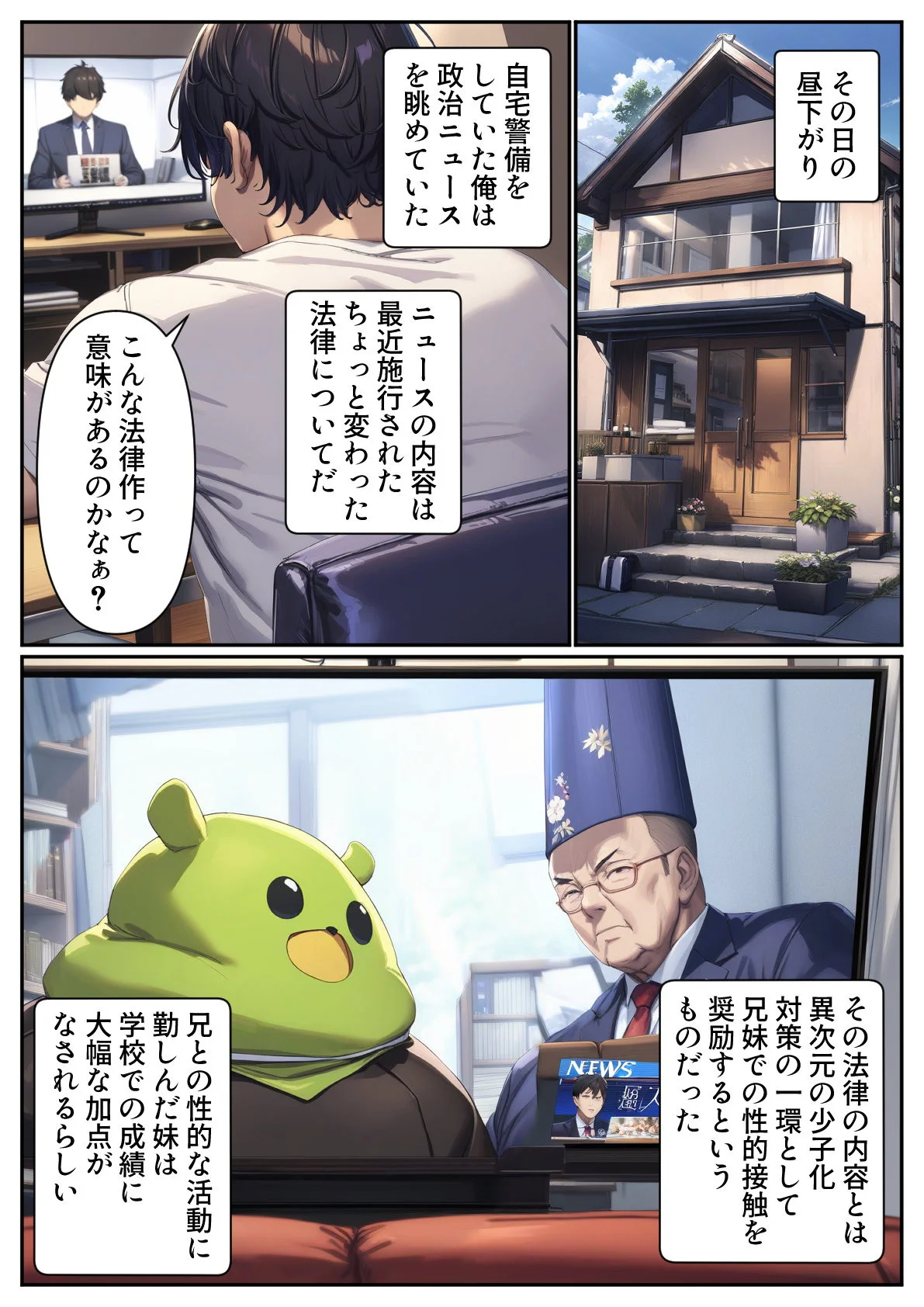 妹が内申点のためにエッチなことをしてとお願いしに来たのだが 処女・近親相姦・中出し サンプル2ページ目（パルテノンの宴）