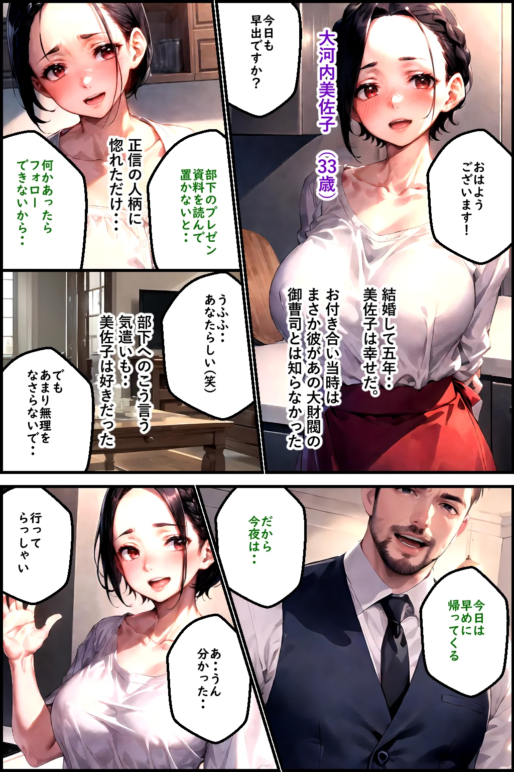 義父の計画 3 〜代理出産あなたのために〜 美佐子編 異物挿入・人妻・主婦・巨乳 サンプル6ページ目（ピンク堂書店）