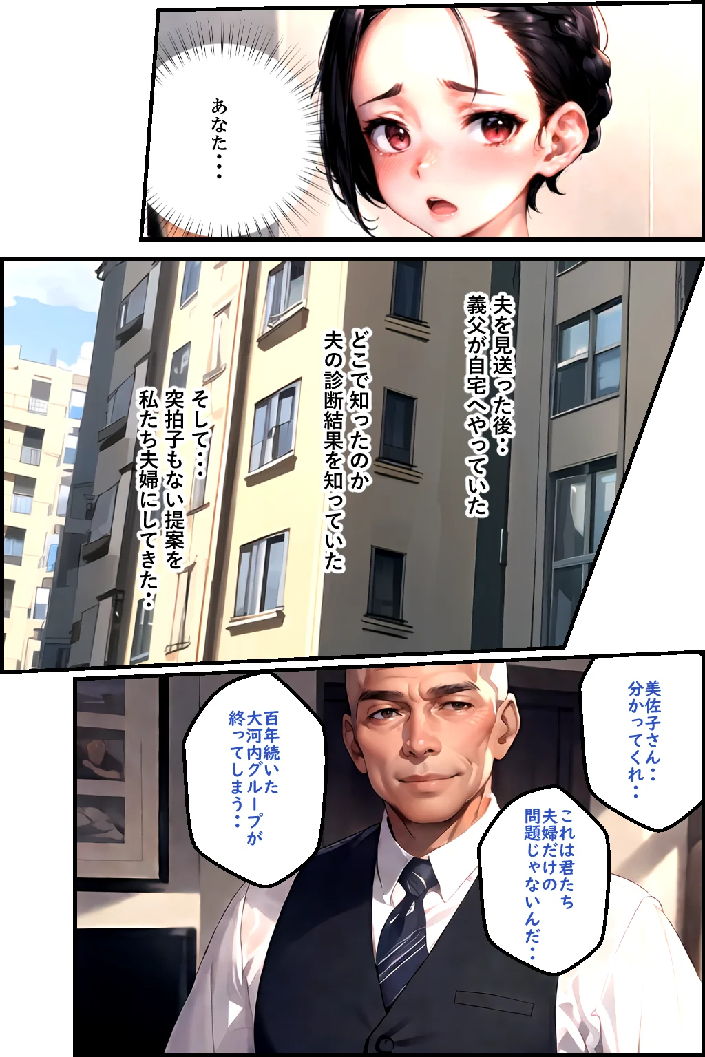 義父の計画 3 〜代理出産あなたのために〜 美佐子編 異物挿入・人妻・主婦・巨乳 サンプル10ページ目（ピンク堂書店）