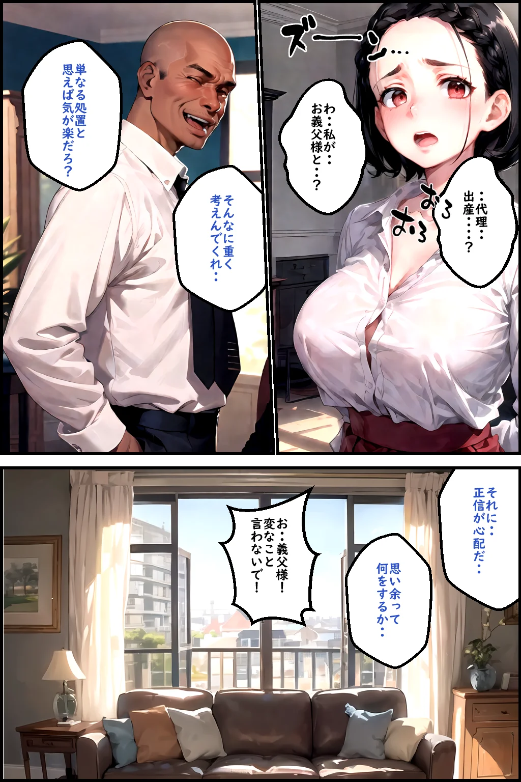 義父の計画 3 〜代理出産あなたのために〜 美佐子編 異物挿入・人妻・主婦・巨乳 サンプル11ページ目（ピンク堂書店）