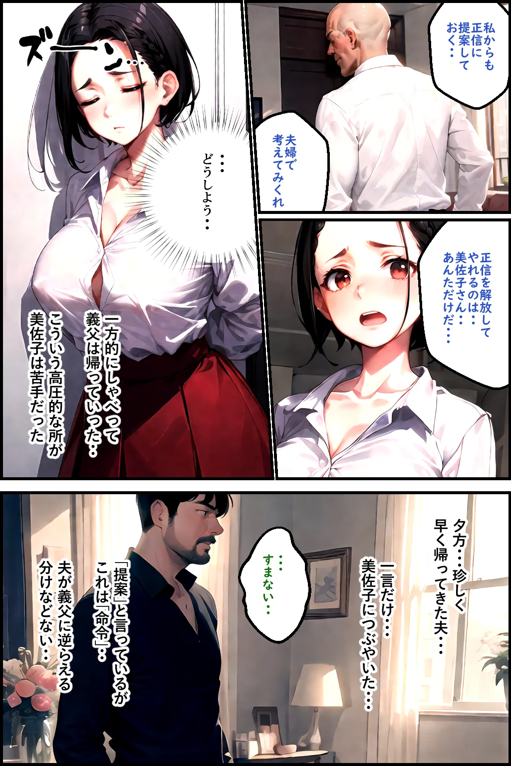 義父の計画 3 〜代理出産あなたのために〜 美佐子編 異物挿入・人妻・主婦・巨乳 サンプル12ページ目（ピンク堂書店）