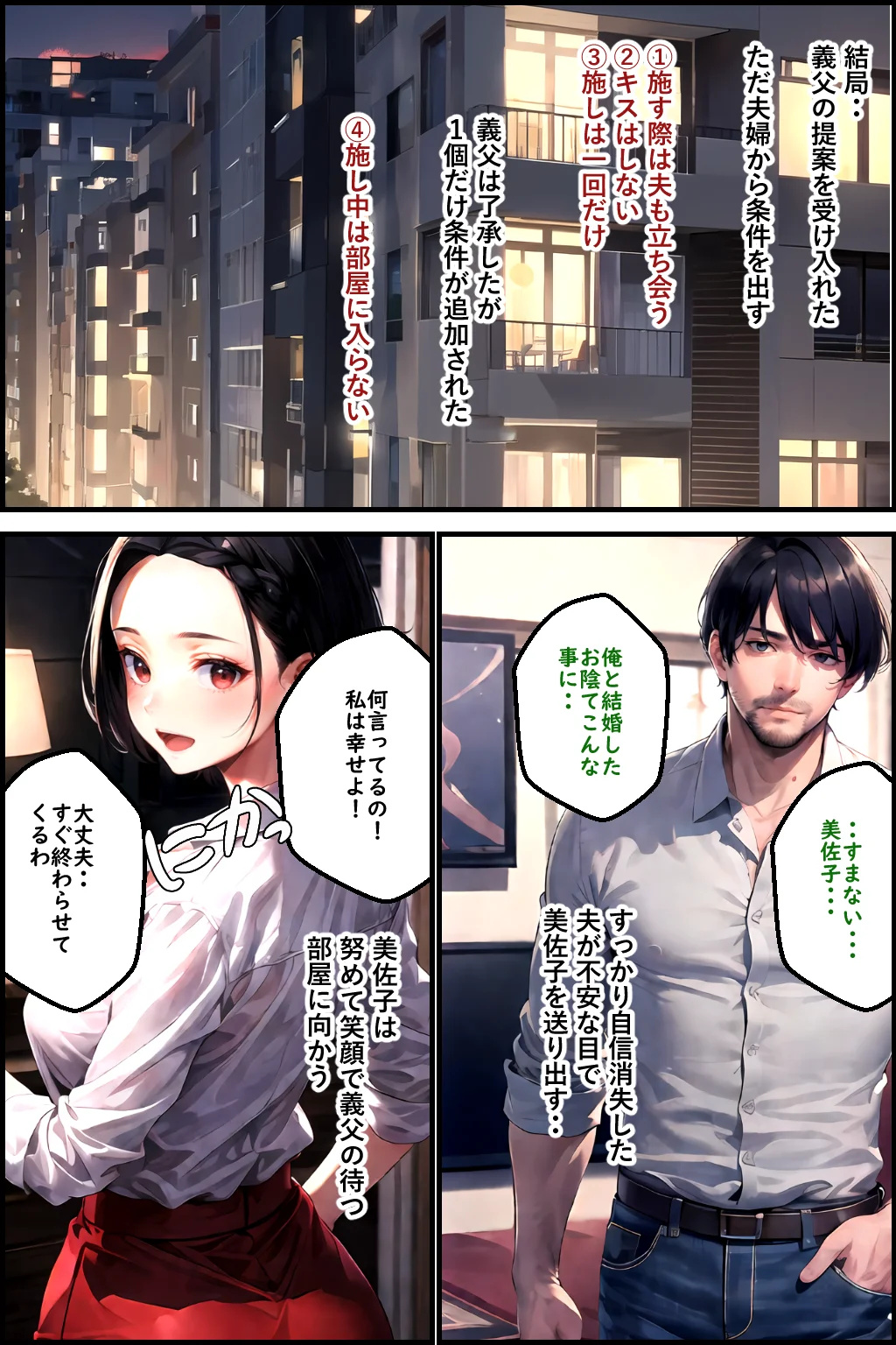 義父の計画 3 〜代理出産あなたのために〜 美佐子編 異物挿入・人妻・主婦・巨乳 サンプル13ページ目（ピンク堂書店）