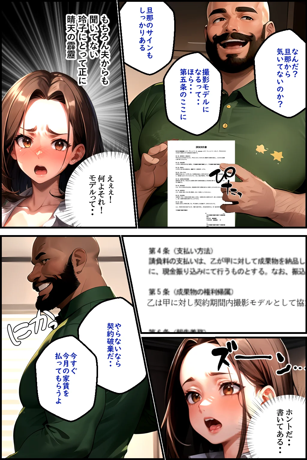 新 人妻専従契約 〜家賃滞納の代償は恥辱のハメ撮り撮影〜 異物挿入・人妻・主婦・巨乳 サンプル12ページ目（ピンク堂書店 二号館）