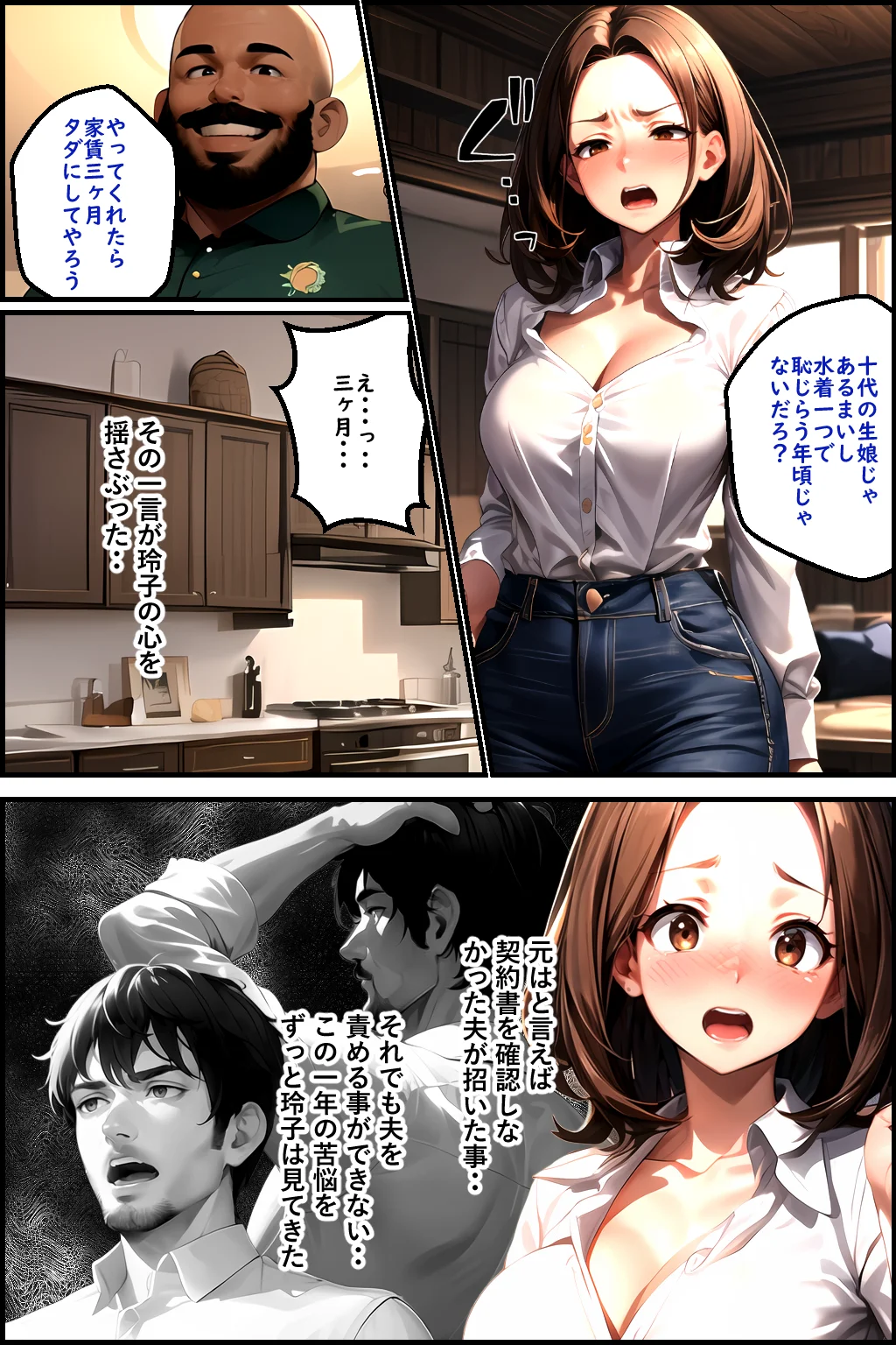 新 人妻専従契約 〜家賃滞納の代償は恥辱のハメ撮り撮影〜 異物挿入・人妻・主婦・巨乳 サンプル14ページ目（ピンク堂書店 二号館）