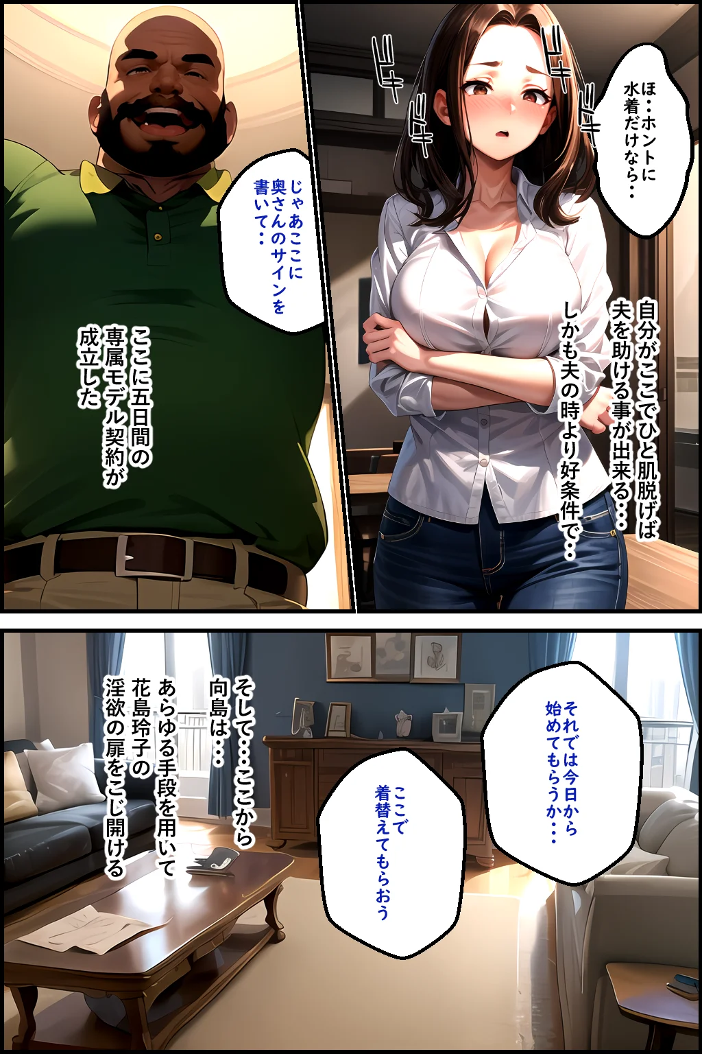 新 人妻専従契約 〜家賃滞納の代償は恥辱のハメ撮り撮影〜 異物挿入・人妻・主婦・巨乳 サンプル15ページ目（ピンク堂書店 二号館）