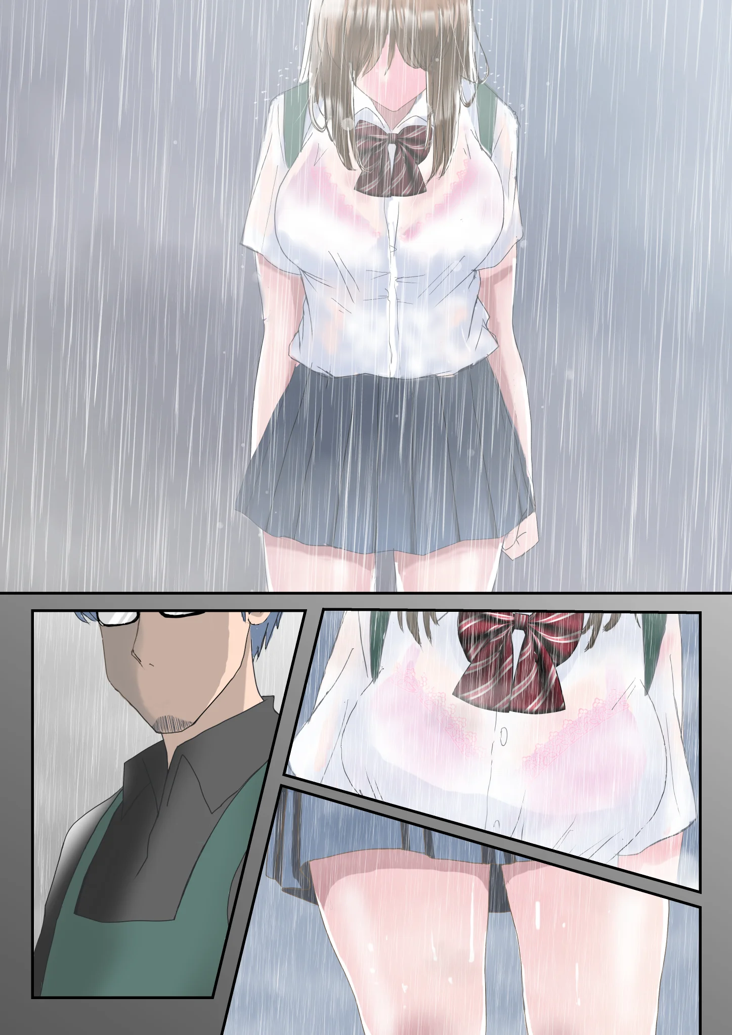 あの日の君は、もういない。 処女 幼なじみ 巨乳 サンプル28ページ目（atori）