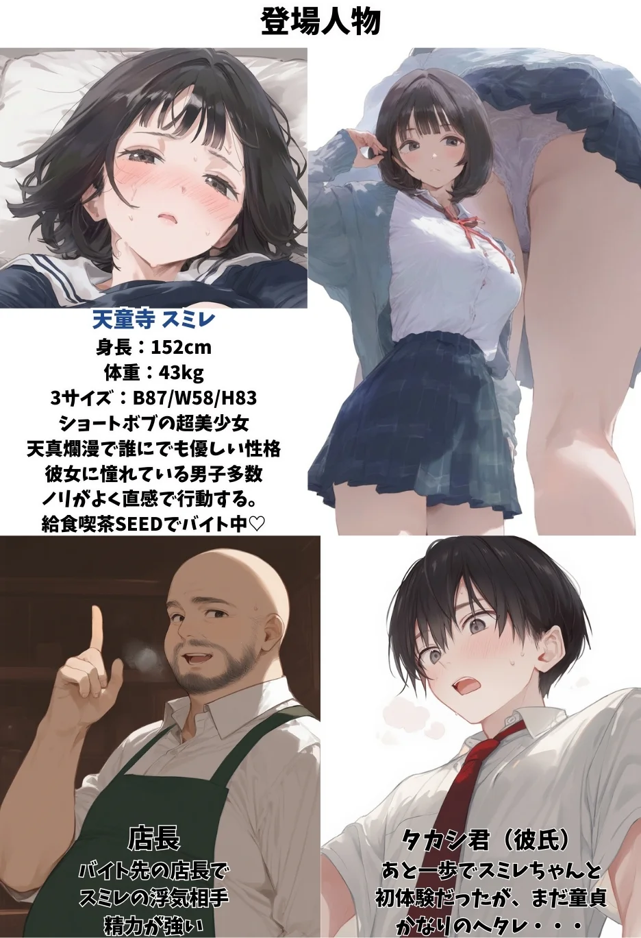 僕の彼女が種付けおじさんにNTRされてしまった件3巻 体操着・ブルマ・寝取り・寝取られ・NTR・フェラ サンプル2ページ目（竿役が種付けおじさんじゃないとヌケないんだが・・・）