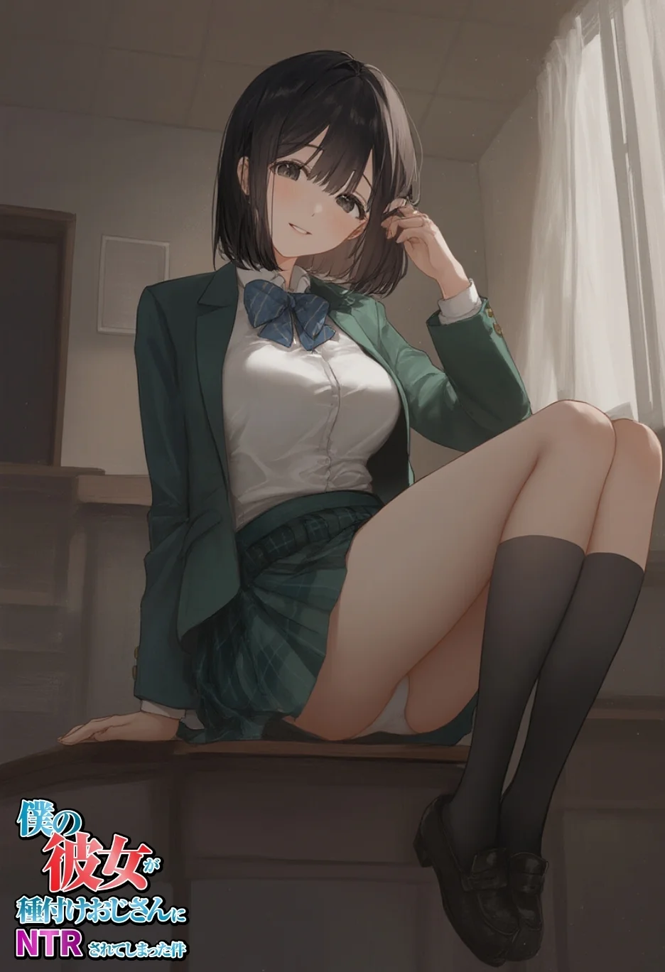 僕の彼女が種付けおじさんにNTRされてしまった件3巻 体操着・ブルマ・寝取り・寝取られ・NTR・フェラ サンプル4ページ目（竿役が種付けおじさんじゃないとヌケないんだが・・・）