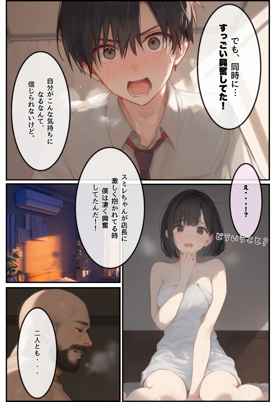 僕の彼女が種付けおじさんにNTRされてしまった件3巻 体操着・ブルマ・寝取り・寝取られ・NTR・フェラ サンプル16ページ目（竿役が種付けおじさんじゃないとヌケないんだが・・・）