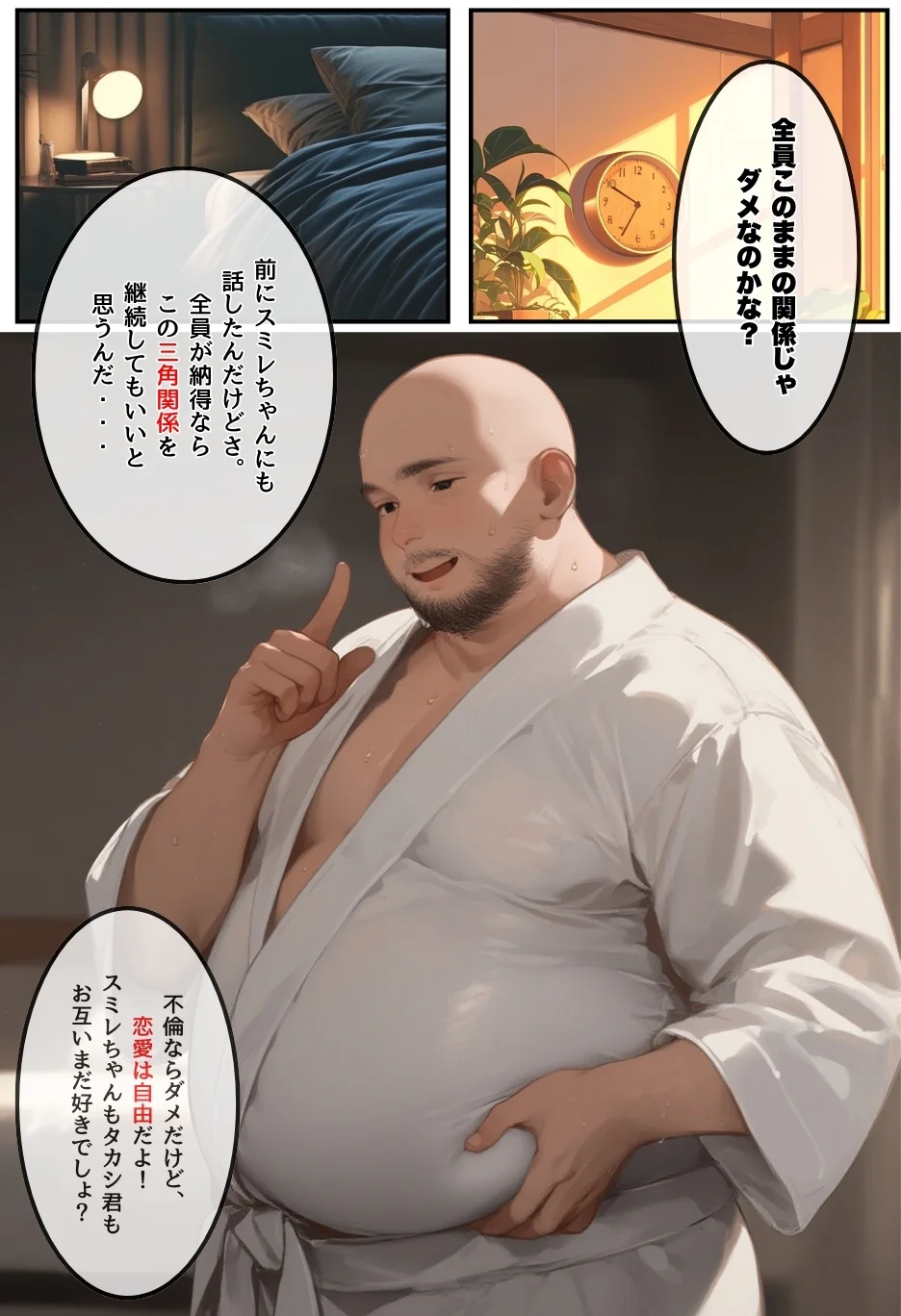 僕の彼女が種付けおじさんにNTRされてしまった件3巻 体操着・ブルマ・寝取り・寝取られ・NTR・フェラ サンプル17ページ目（竿役が種付けおじさんじゃないとヌケないんだが・・・）