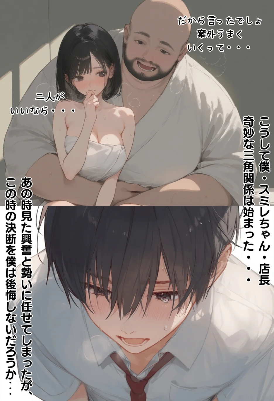 僕の彼女が種付けおじさんにNTRされてしまった件3巻 体操着・ブルマ・寝取り・寝取られ・NTR・フェラ サンプル19ページ目（竿役が種付けおじさんじゃないとヌケないんだが・・・）