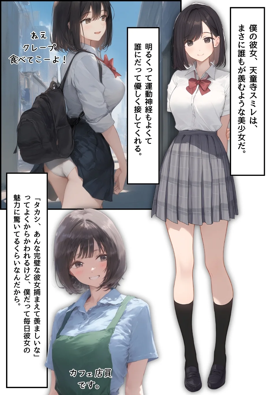 僕の彼女が種付けおじさんにNTRされてしまった件3巻 体操着・ブルマ・寝取り・寝取られ・NTR・フェラ サンプル21ページ目（竿役が種付けおじさんじゃないとヌケないんだが・・・）