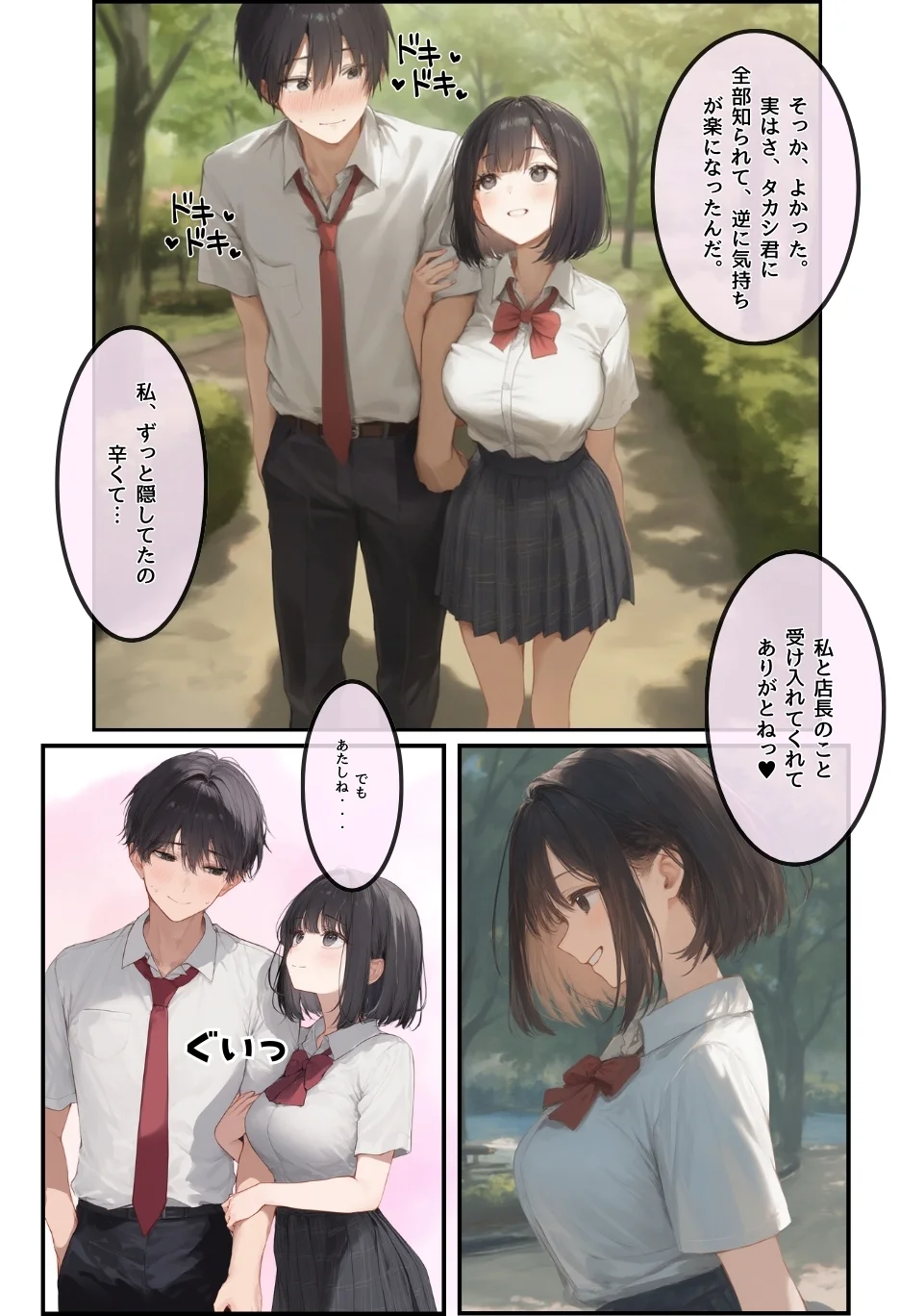 僕の彼女が種付けおじさんにNTRされてしまった件3巻 体操着・ブルマ・寝取り・寝取られ・NTR・フェラ サンプル23ページ目（竿役が種付けおじさんじゃないとヌケないんだが・・・）