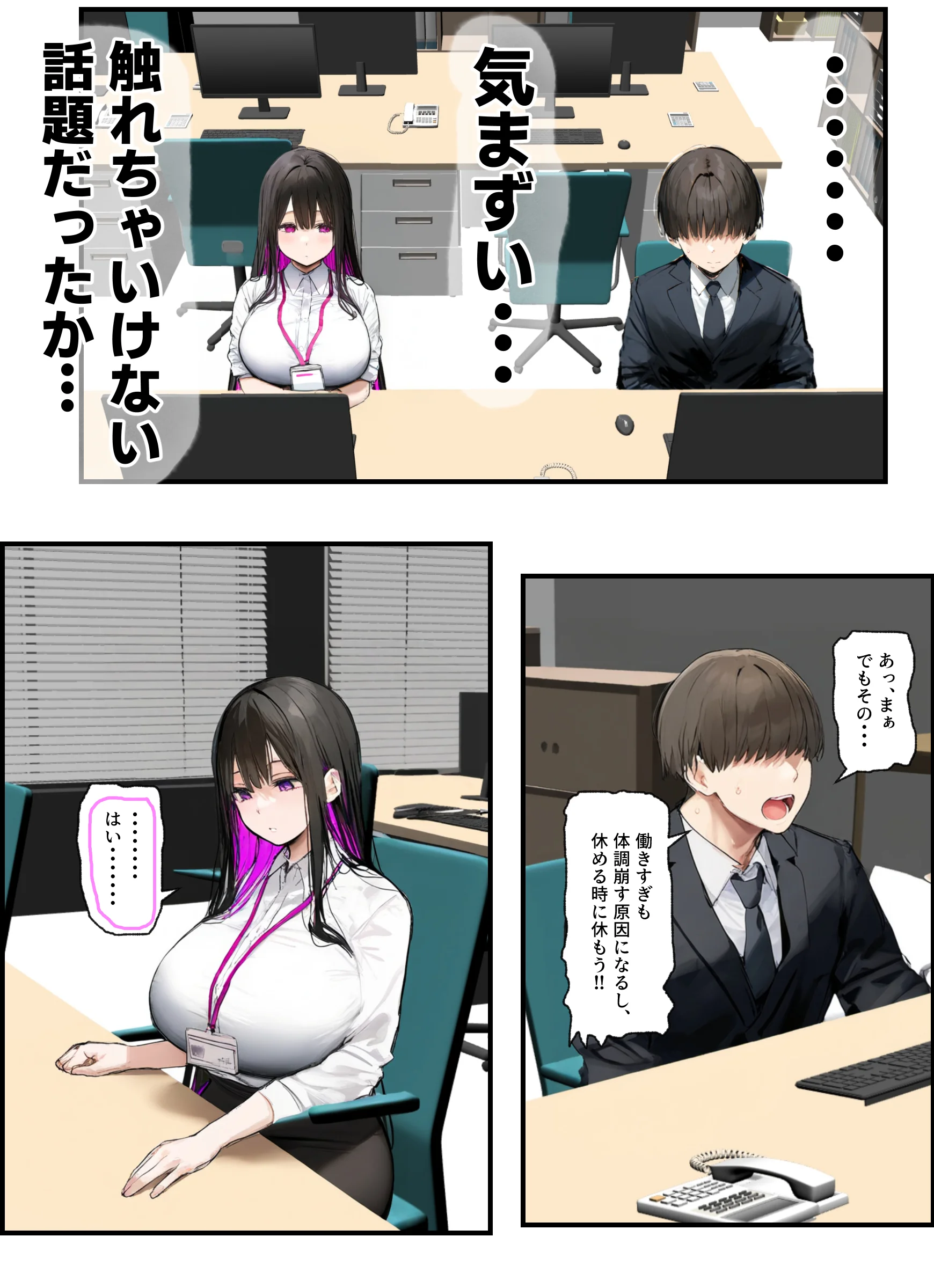 無口＆無表情OLの裏の顔はド淫乱サキュバスで思いっきり精液を搾り取られた話 OL・巨乳・中出し サンプル7ページ目（たまごやき）