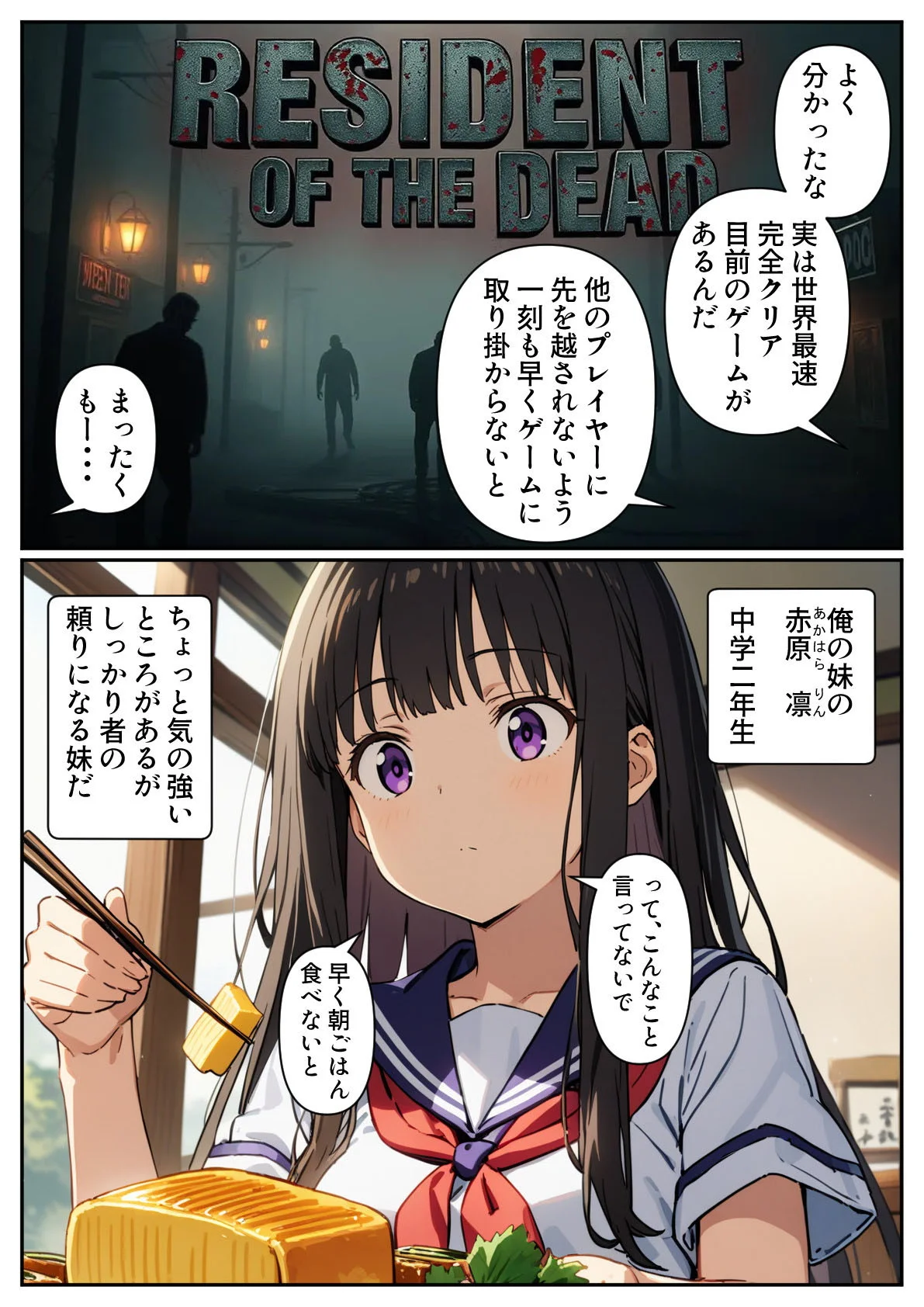 ゾンビがあふれる世界で俺だけゲームスキルが使える 中出し・処女・女子大生 サンプル3ページ目(パルテノンの宴)