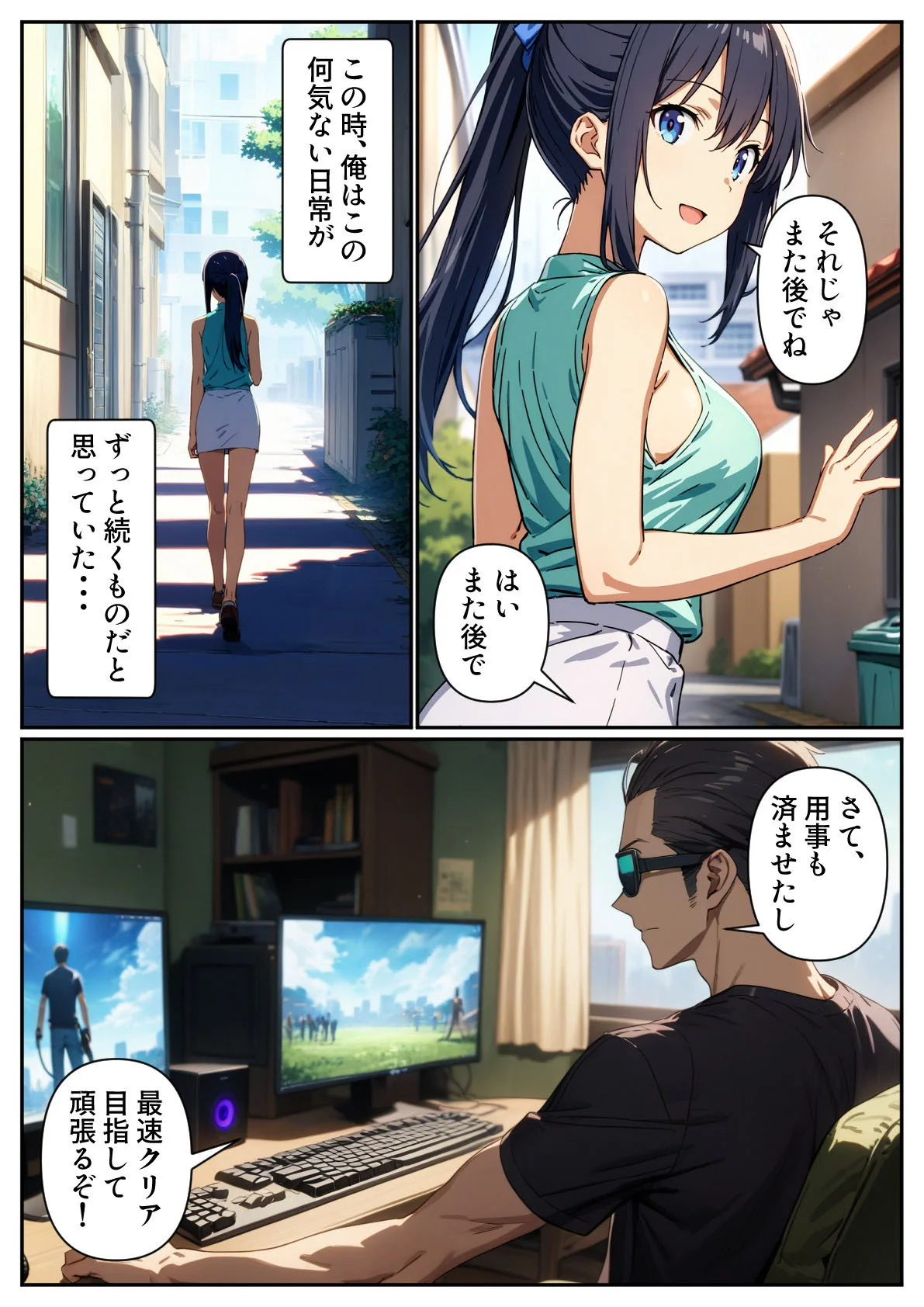 ゾンビがあふれる世界で俺だけゲームスキルが使える 中出し・処女・女子大生 サンプル10ページ目(パルテノンの宴)