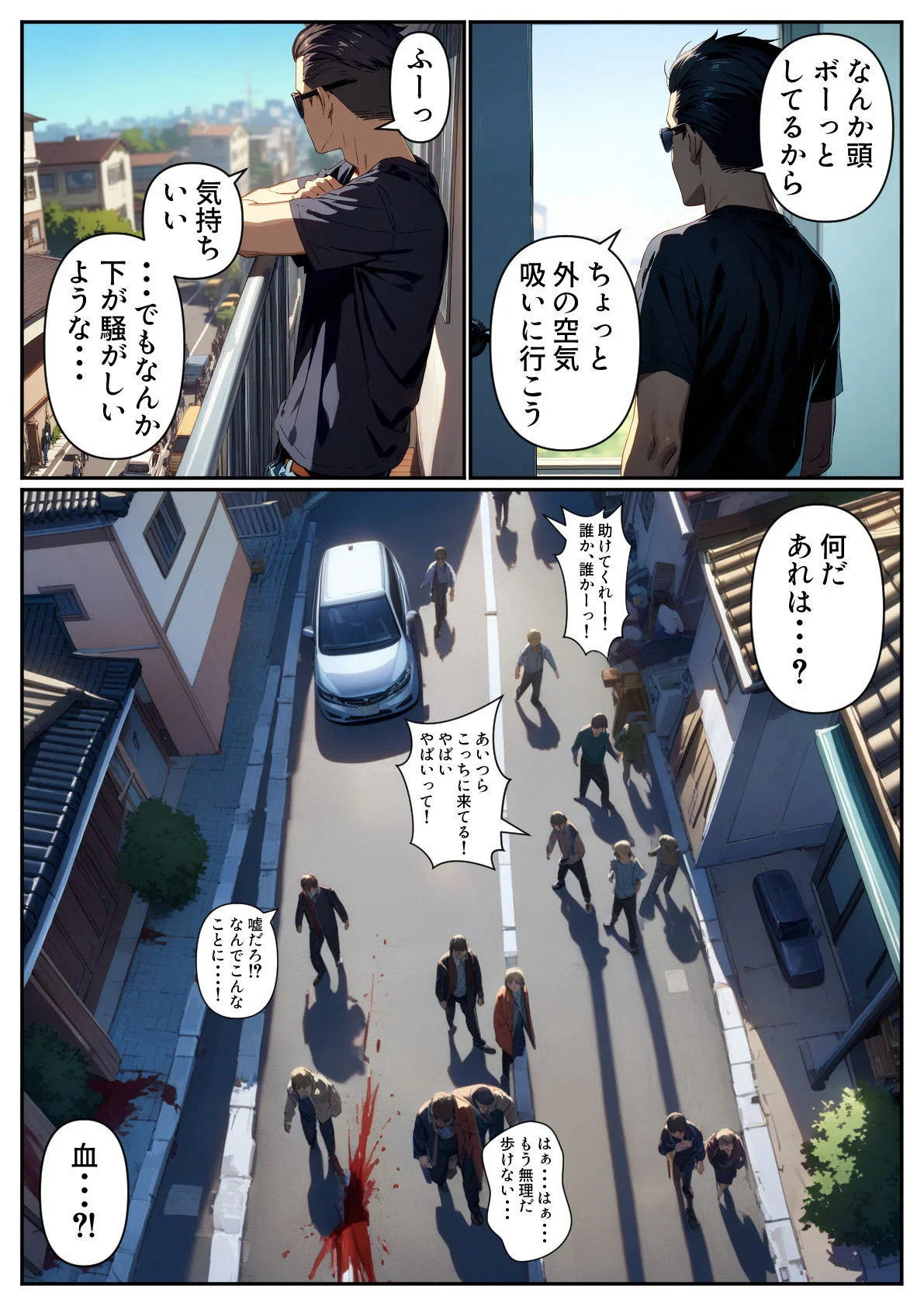 ゾンビがあふれる世界で俺だけゲームスキルが使える 中出し・処女・女子大生 サンプル14ページ目(パルテノンの宴)