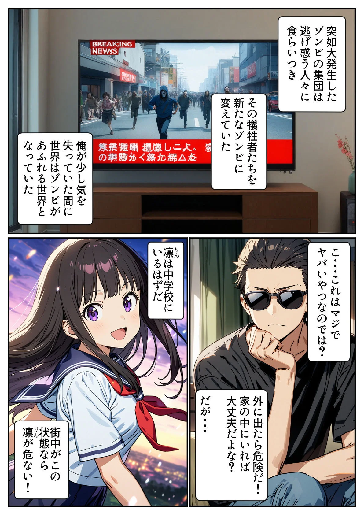 ゾンビがあふれる世界で俺だけゲームスキルが使える 中出し・処女・女子大生 サンプル15ページ目(パルテノンの宴)