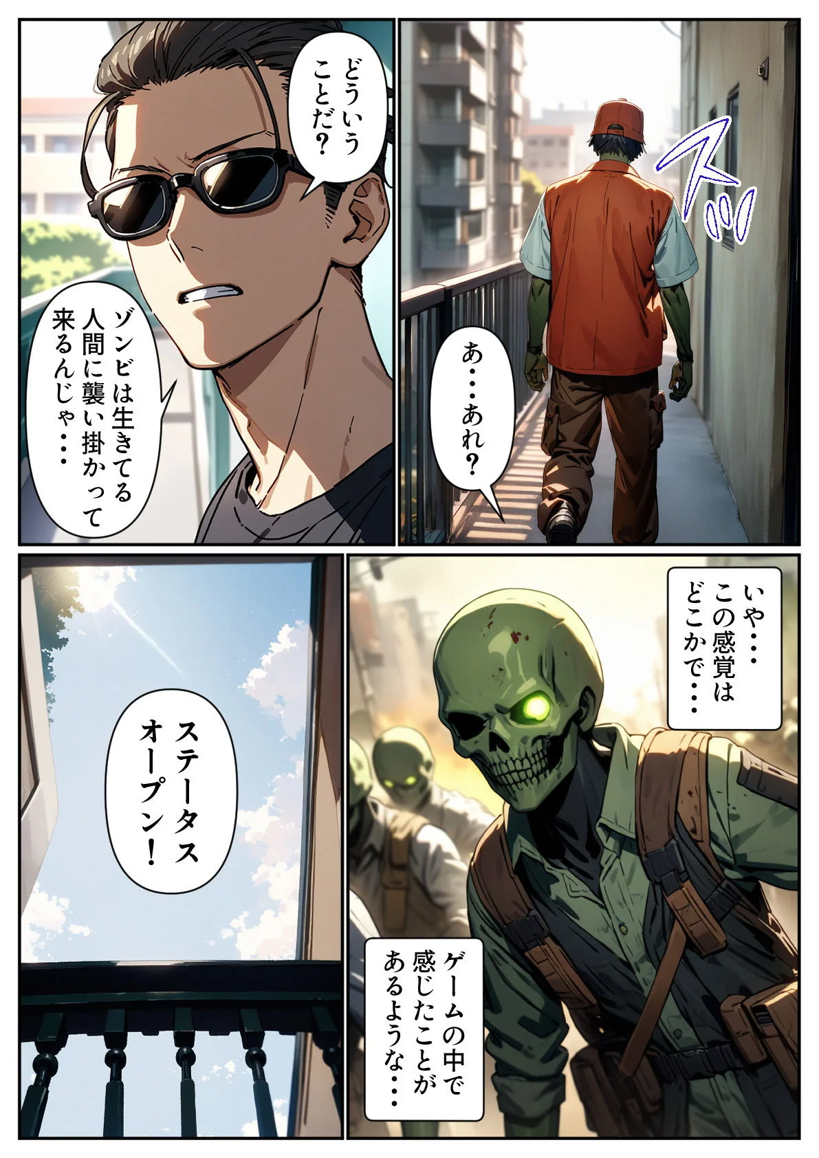 ゾンビがあふれる世界で俺だけゲームスキルが使える 中出し・処女・女子大生 サンプル17ページ目(パルテノンの宴)