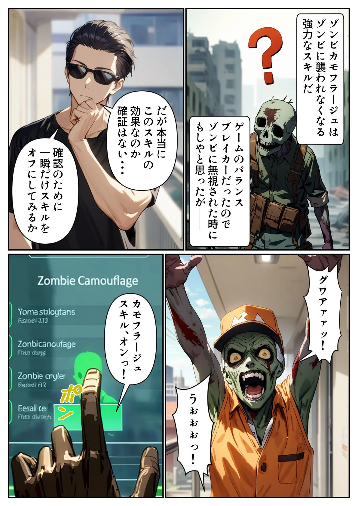 ゾンビがあふれる世界で俺だけゲームスキルが使える 中出し・処女・女子大生 サンプル19ページ目(パルテノンの宴)