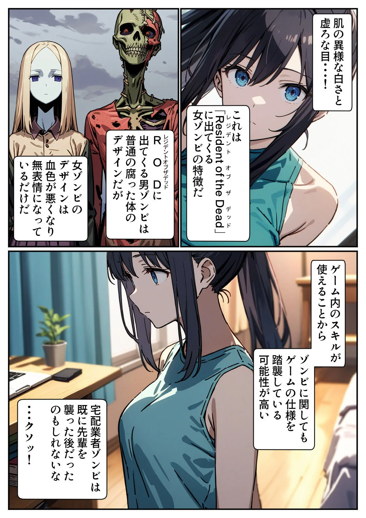 ゾンビがあふれる世界で俺だけゲームスキルが使える 中出し・処女・女子大生 サンプル22ページ目(パルテノンの宴)