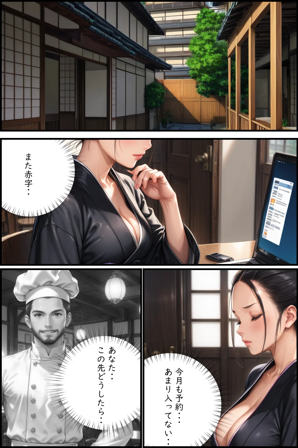 義父の計画 4 〜種付け温泉宿〜 静香編 未亡人・人妻・主婦・巨乳 サンプル9ページ目（ピンク堂書店）