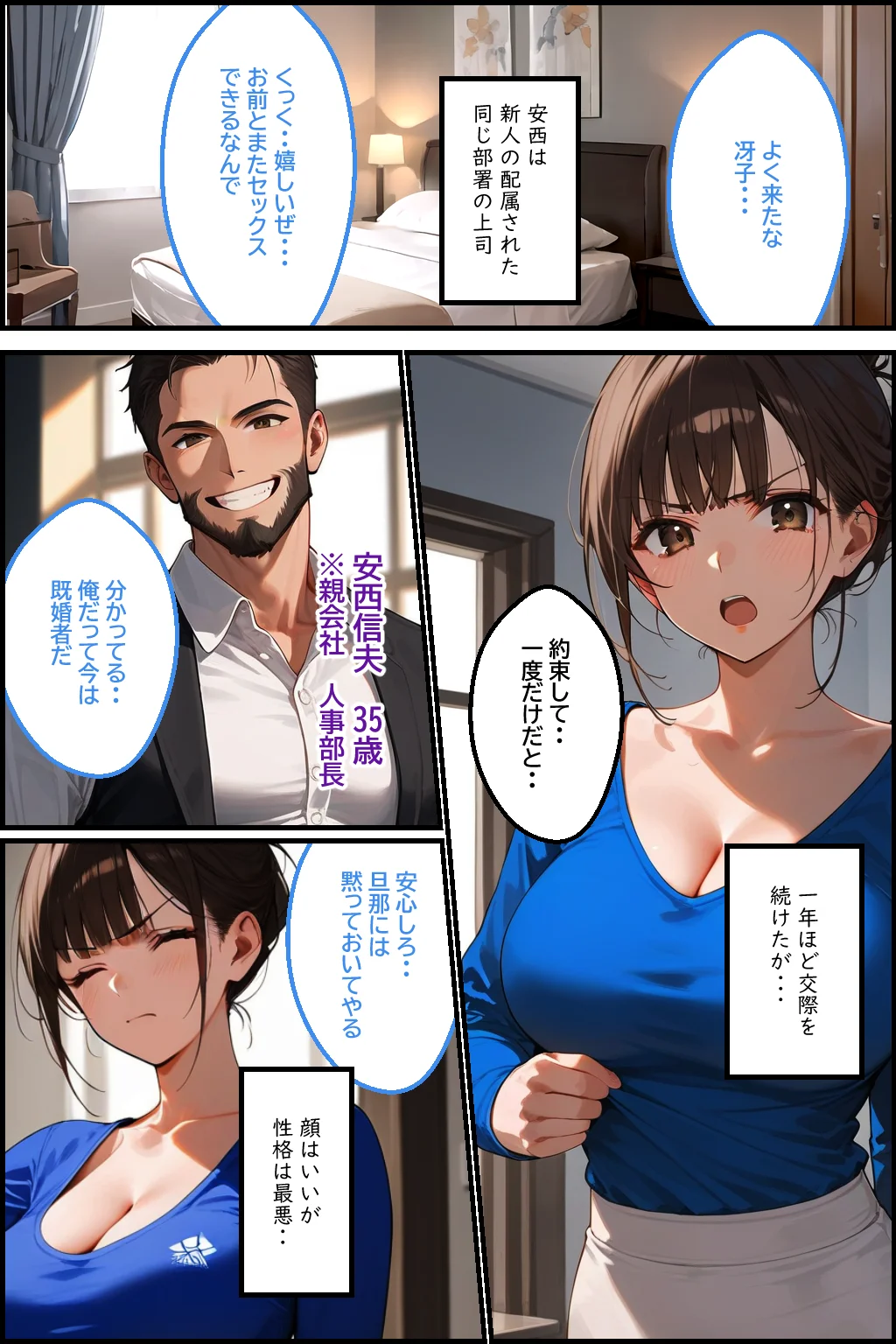 新 人妻専従契約 2 〜愛する夫の為・・元カレに抱かれた美人秘書の話〜 辱め・異物挿入・秘書 サンプル8ページ目（ピンク堂書店 二号館）