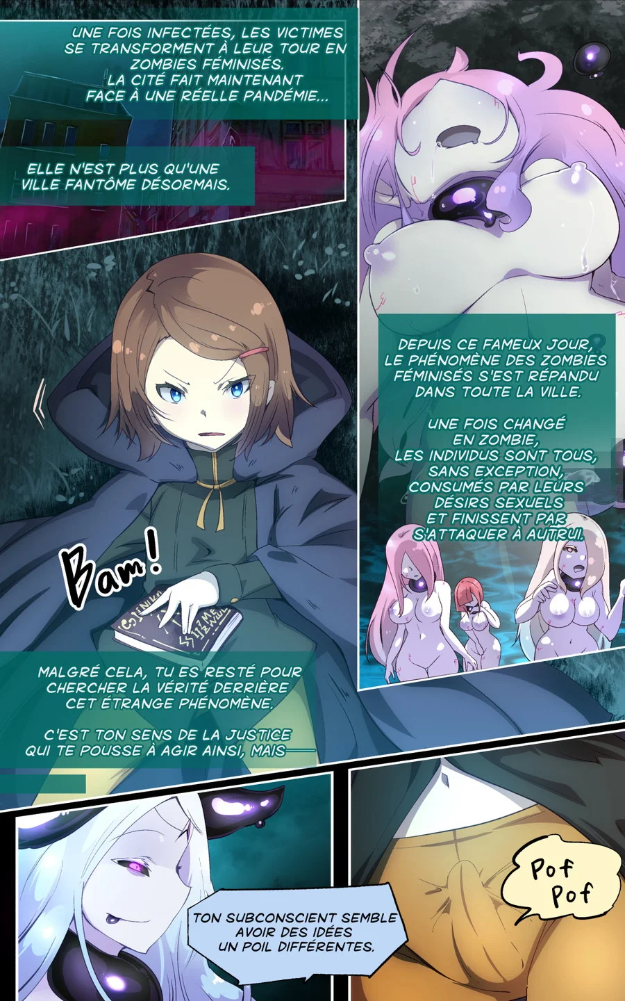 淫らな邪心を見抜かれてキミがTS淫魔に堕ちるまんが-淫光月下のカンセンミダラ- ファンタジー・拘束・性転換・女体化 サンプル11ページ目（やせうまロール）