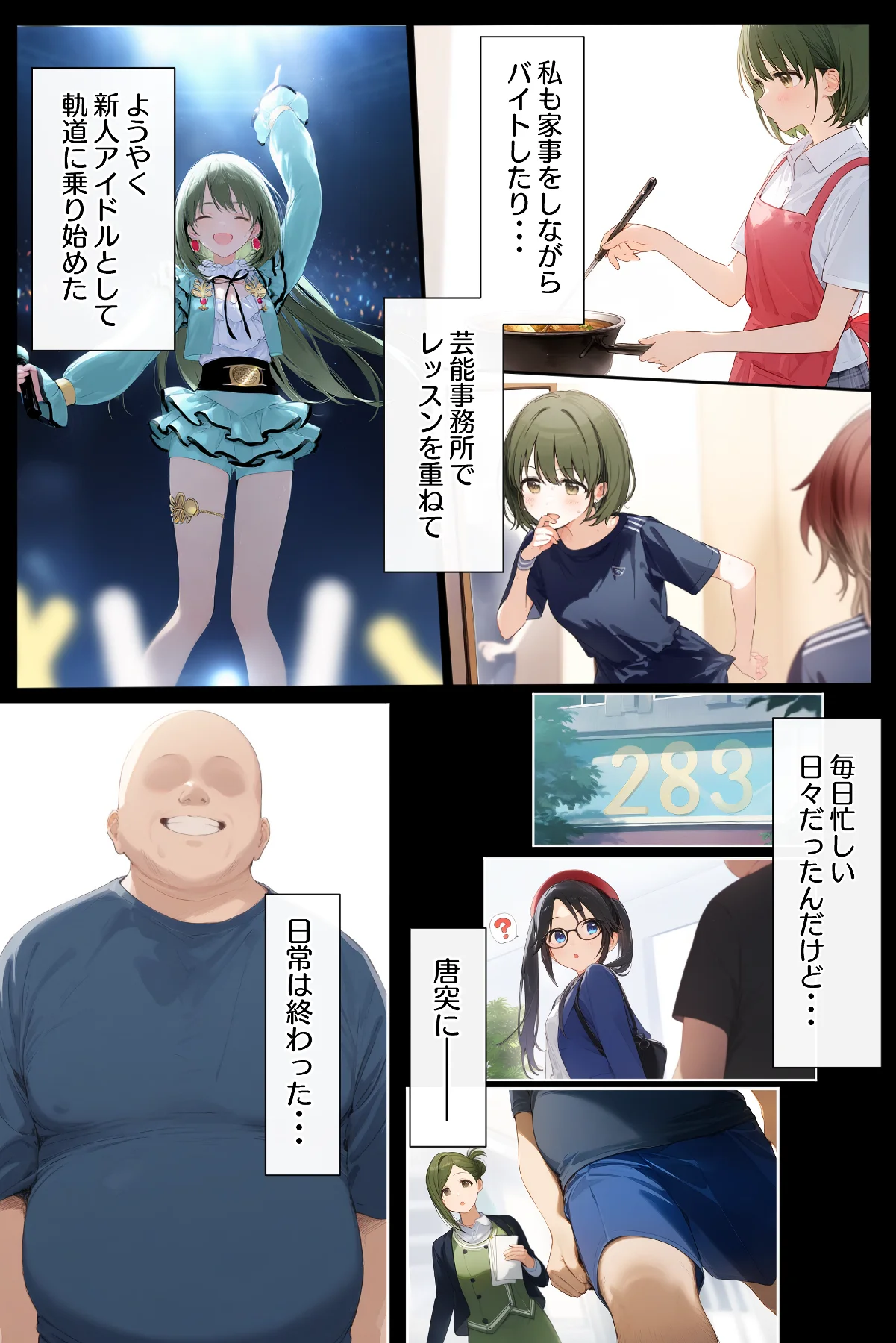 催●支配されたアイドル事務所〜七草家〜 寝取り・寝取られ・NTR・アイドル・芸能人・3P・4P サンプル5ページ目（にゆさーら）