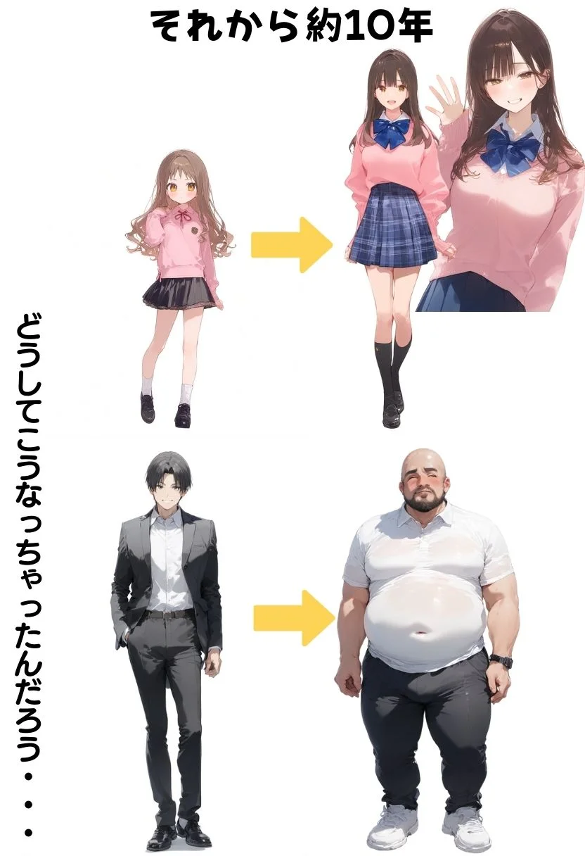 お隣のツンデレギャルがおじさんからちんぽ借りる話 制服・ギャル・中出し サンプル9ページ目（竿役が種付けおじさんじゃないとヌケないんだが・・・）