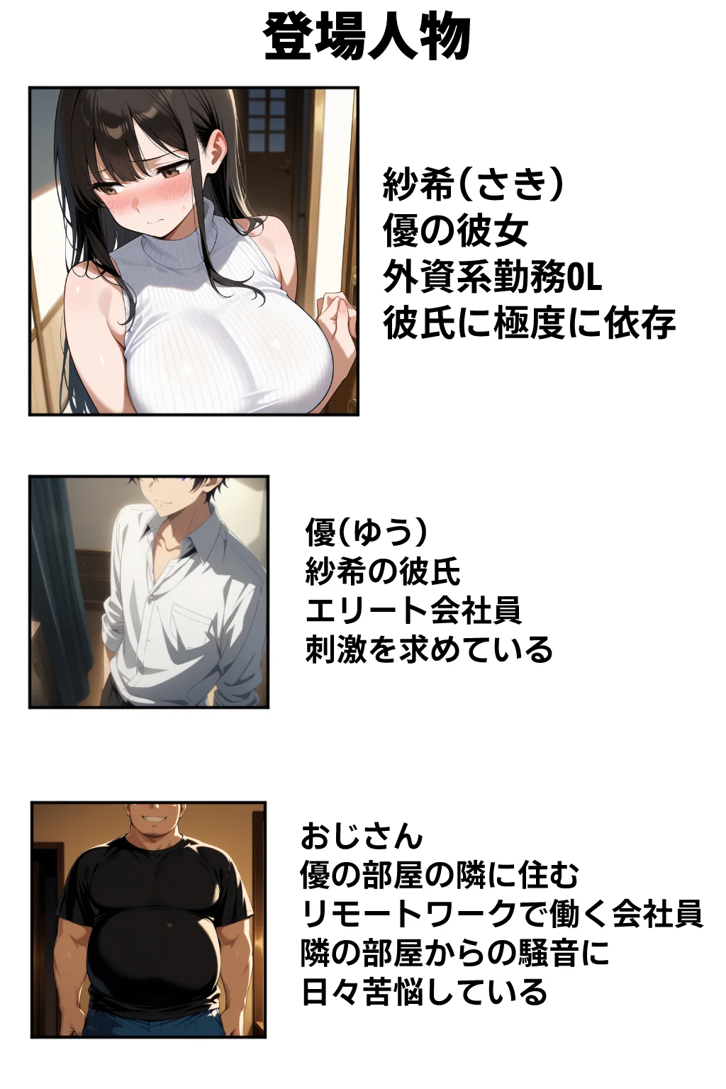 隣の部屋から寝取らせられにきた爆乳OLが、変態おじさんに中出しされまくる話 OL・巨乳・寝取り・寝取られ・NTR サンプル2ページ目（性欲解放戦線）