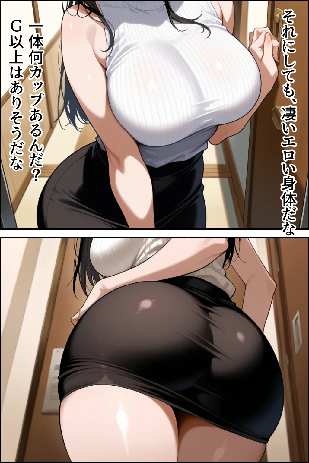 隣の部屋から寝取らせられにきた爆乳OLが、変態おじさんに中出しされまくる話 OL・巨乳・寝取り・寝取られ・NTR サンプル10ページ目（性欲解放戦線）