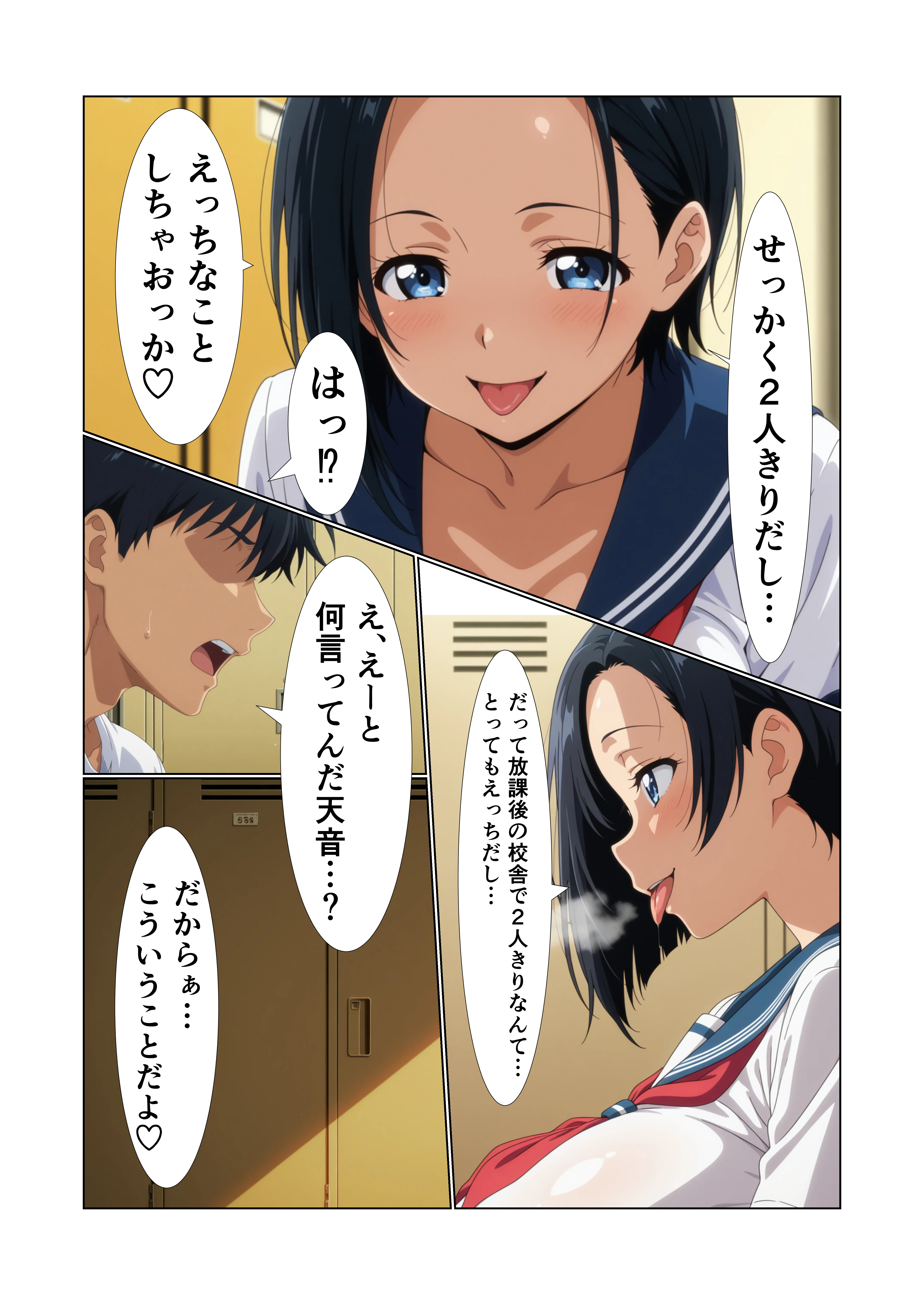 いつでもえっちOKの学園で唯一の男子の俺が女子とヤりたい放題する話 制服・処女・学園もの サンプル6ページ目（御殿の湯）