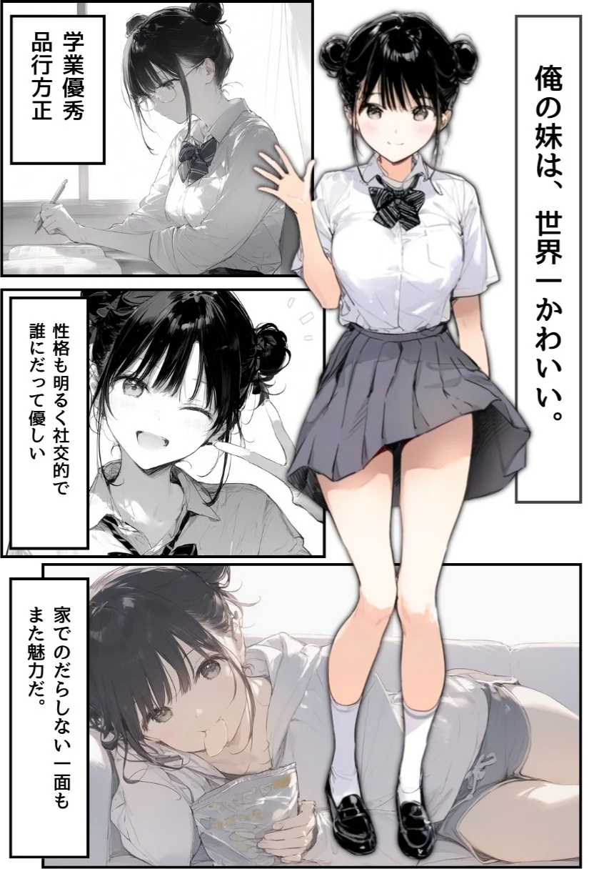 世界一かわいい俺の妹が突然連れてきた彼氏（おじさん）と超特濃種付けセックスをしていた件 寝取り・寝取られ・NTR・中出し・フェラ サンプル2ページ目（竿役が種付けおじさんじゃないとヌケないんだが・・・）