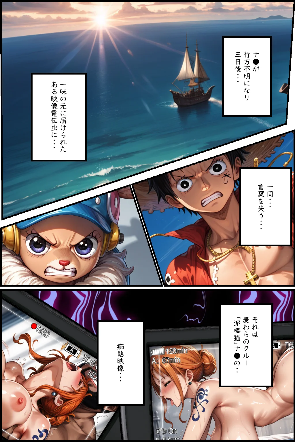 巨乳海賊狩り 2 〜三角木馬乱れ咲く百花繚乱〜 辱め・異物挿入・巨乳 サンプル4ページ目（ピンク堂書店）