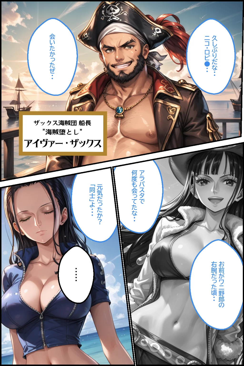 巨乳海賊狩り 2 〜三角木馬乱れ咲く百花繚乱〜 辱め・異物挿入・巨乳 サンプル6ページ目（ピンク堂書店）