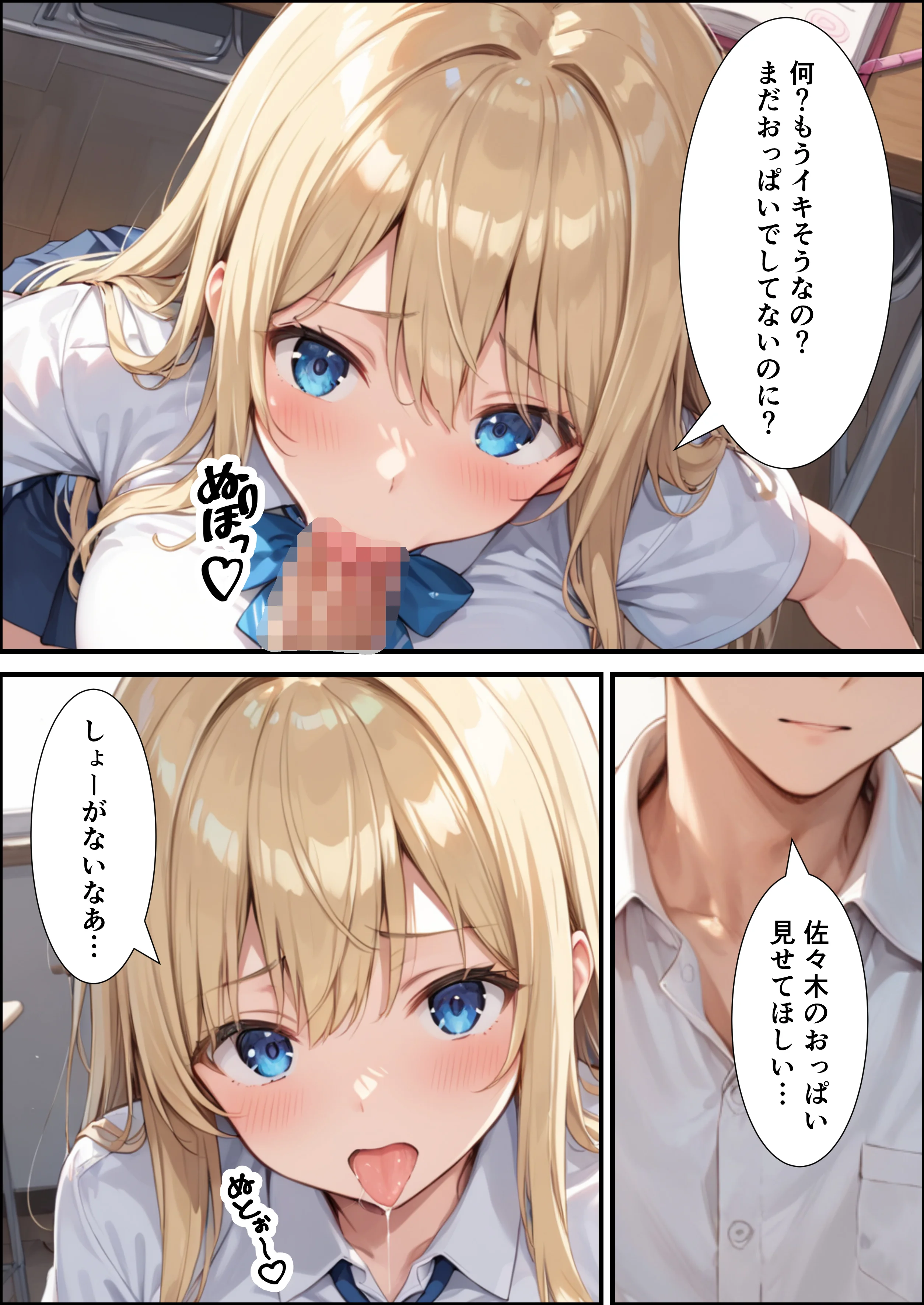 陰キャの俺が隣の席のギャルJKの爆乳を眺めてたら襲われた話【体験版20P】 制服・学園もの・巨乳 サンプル20ページ目（くろも！のドリームランド）