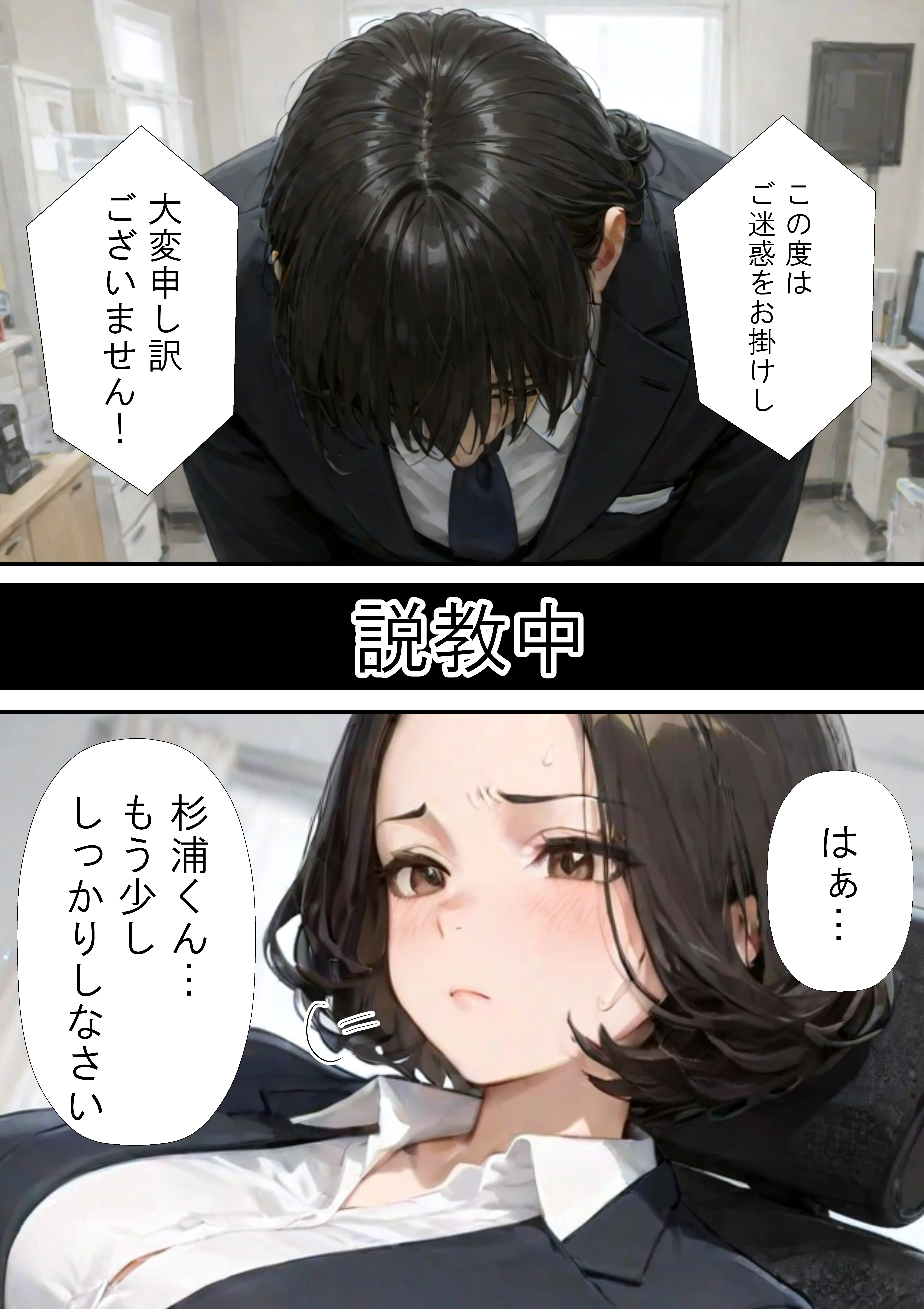 勤務中とのギャップに勃起不可避！仕事で失敗ばかりの俺が人妻上司（48）と残業したら濡れ濡れセックス始まった話 熟女・人妻・主婦・巨乳 サンプル3ページ目（ラブ熟）